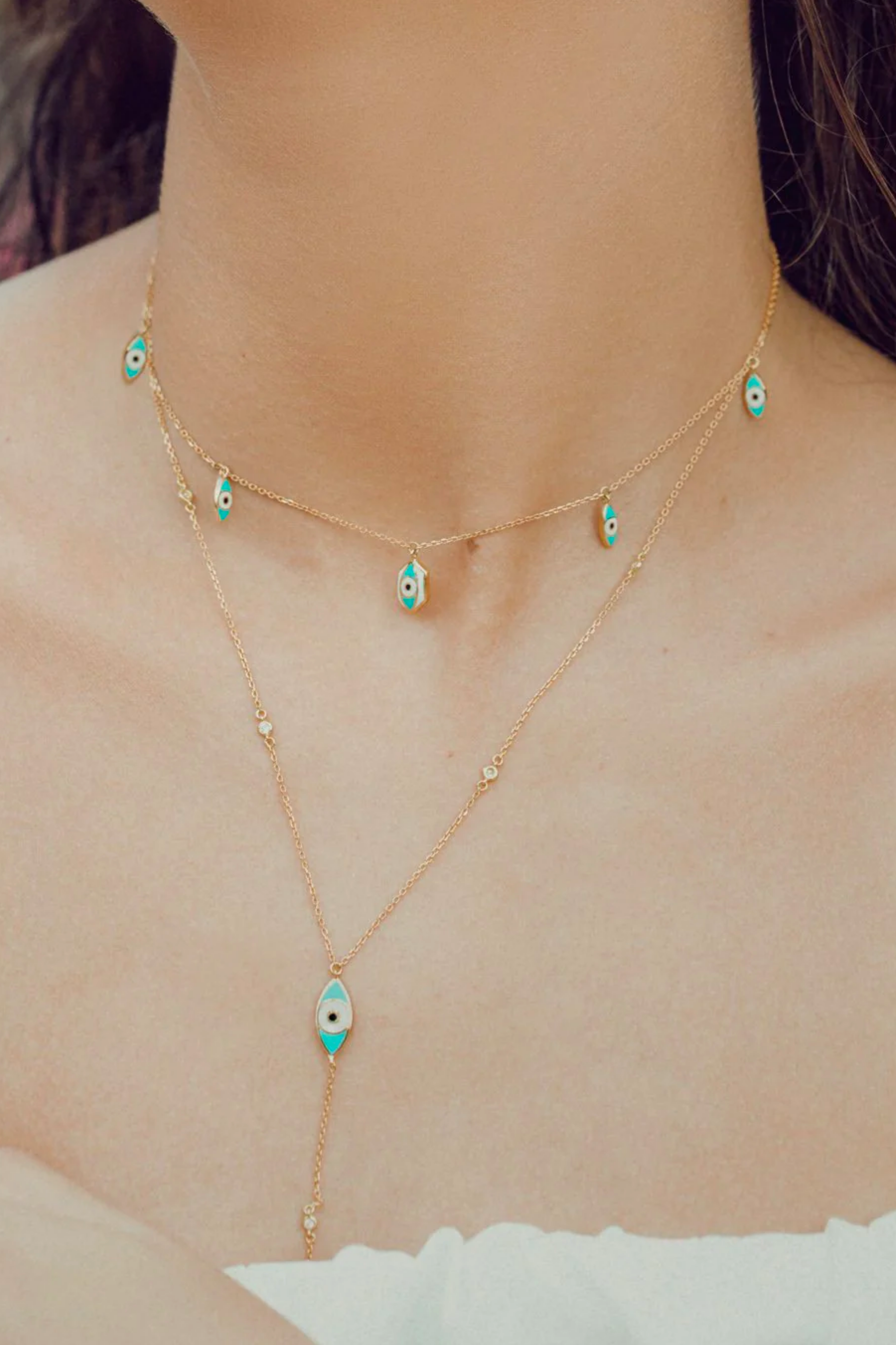 All Eyes on You Hexagon Choker
