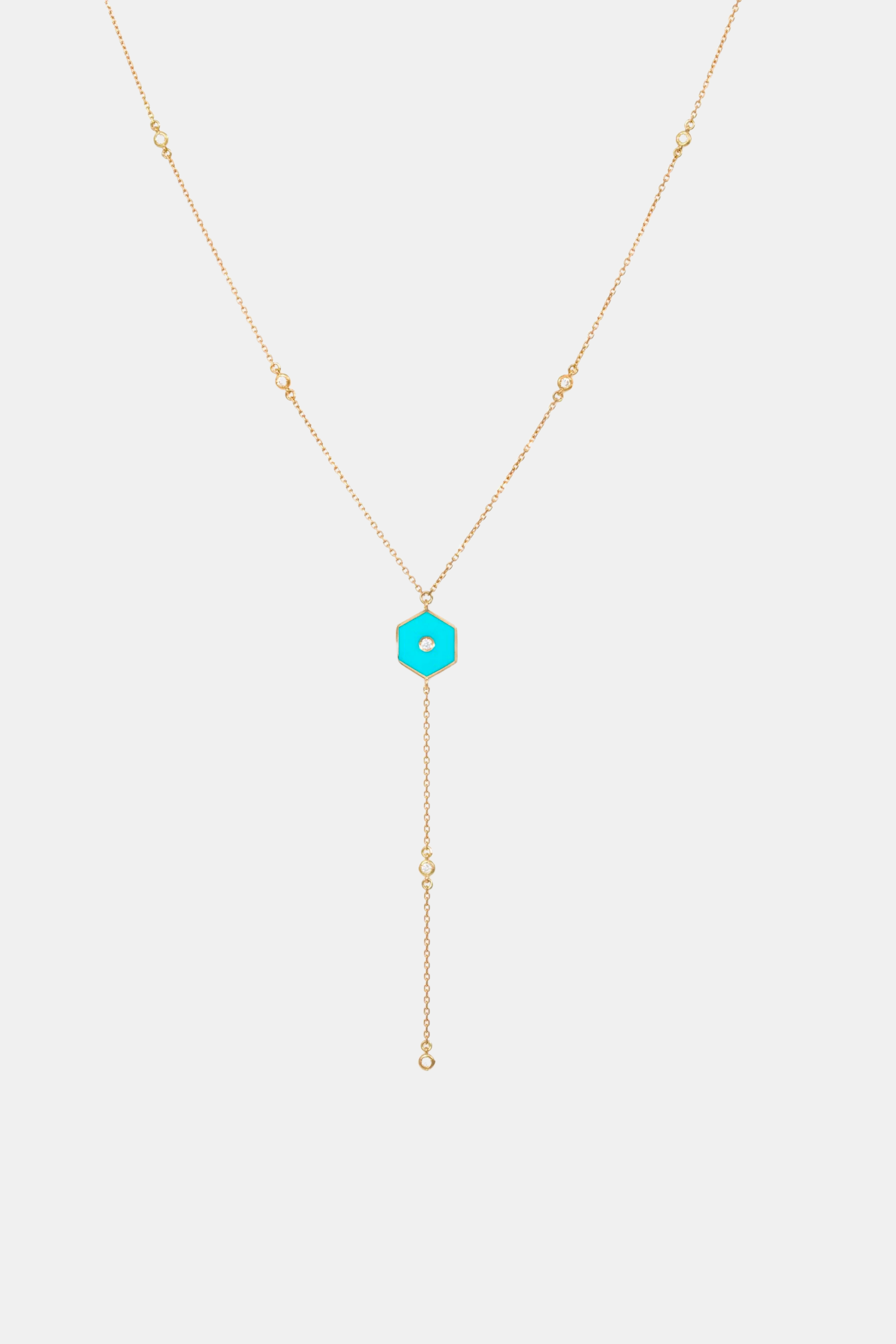 Pentacle Wave Necklace