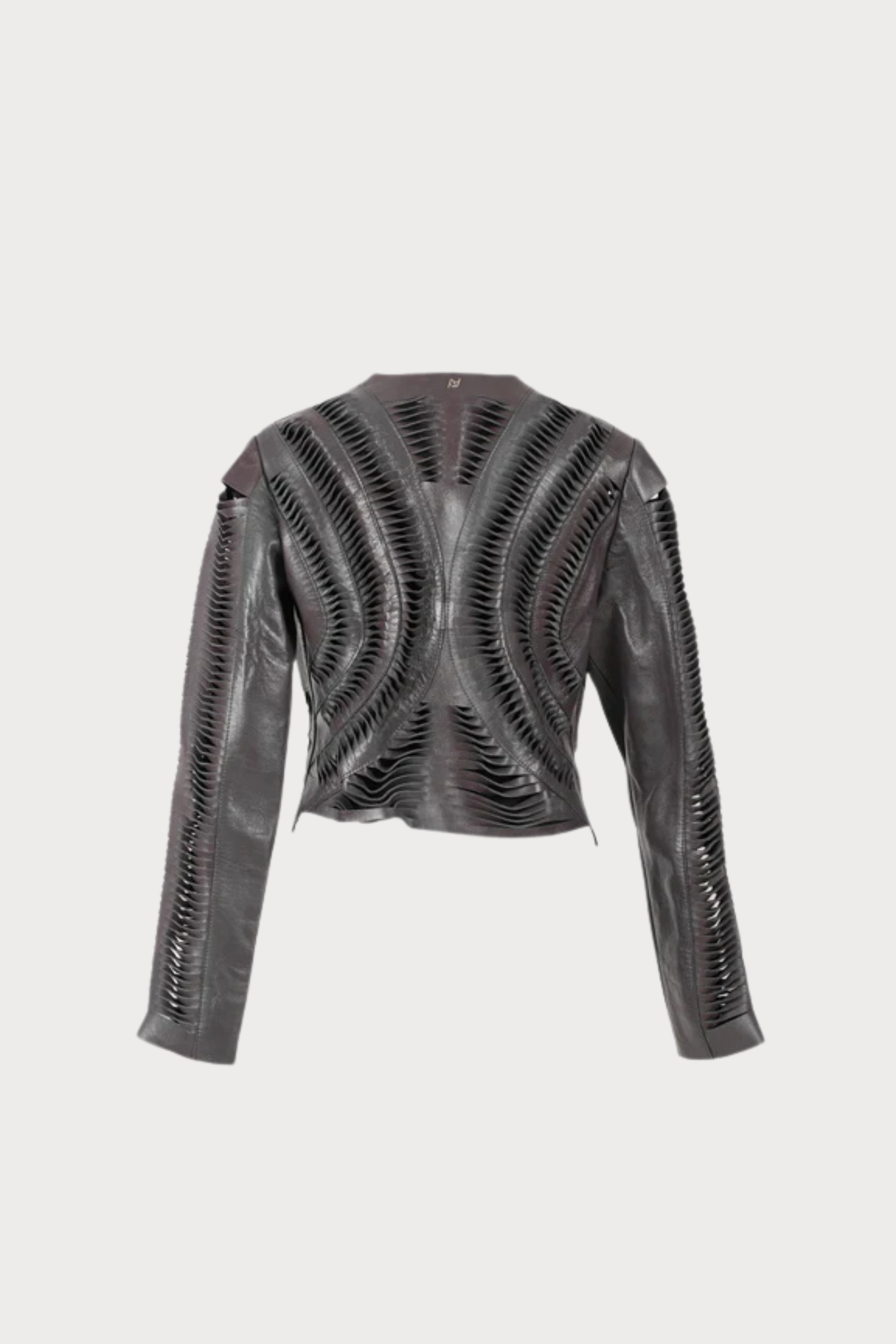 Kiara Leather Jacket Pewter