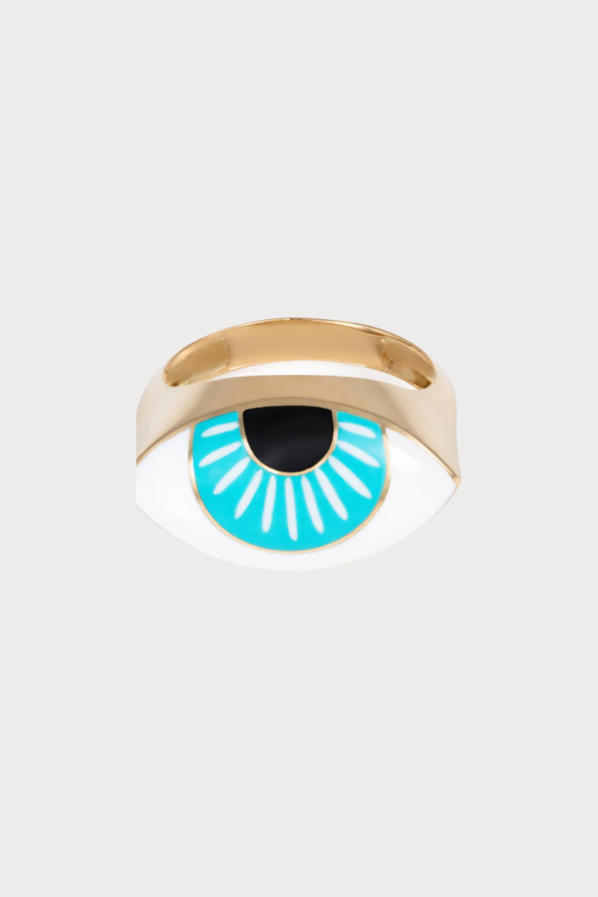 Aqua Eye Ring