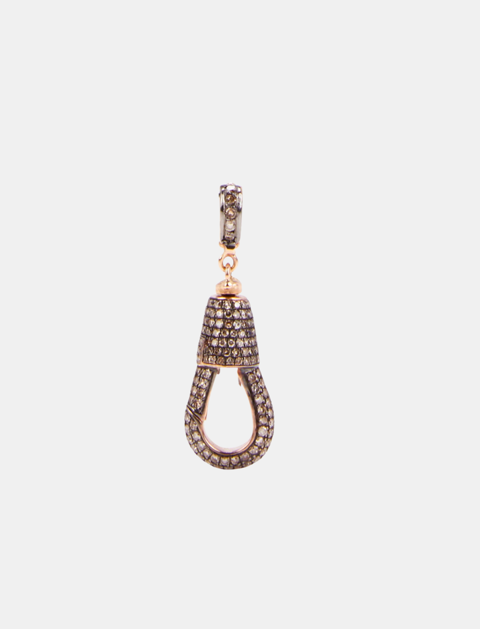 Large Diamond Hook Pendant