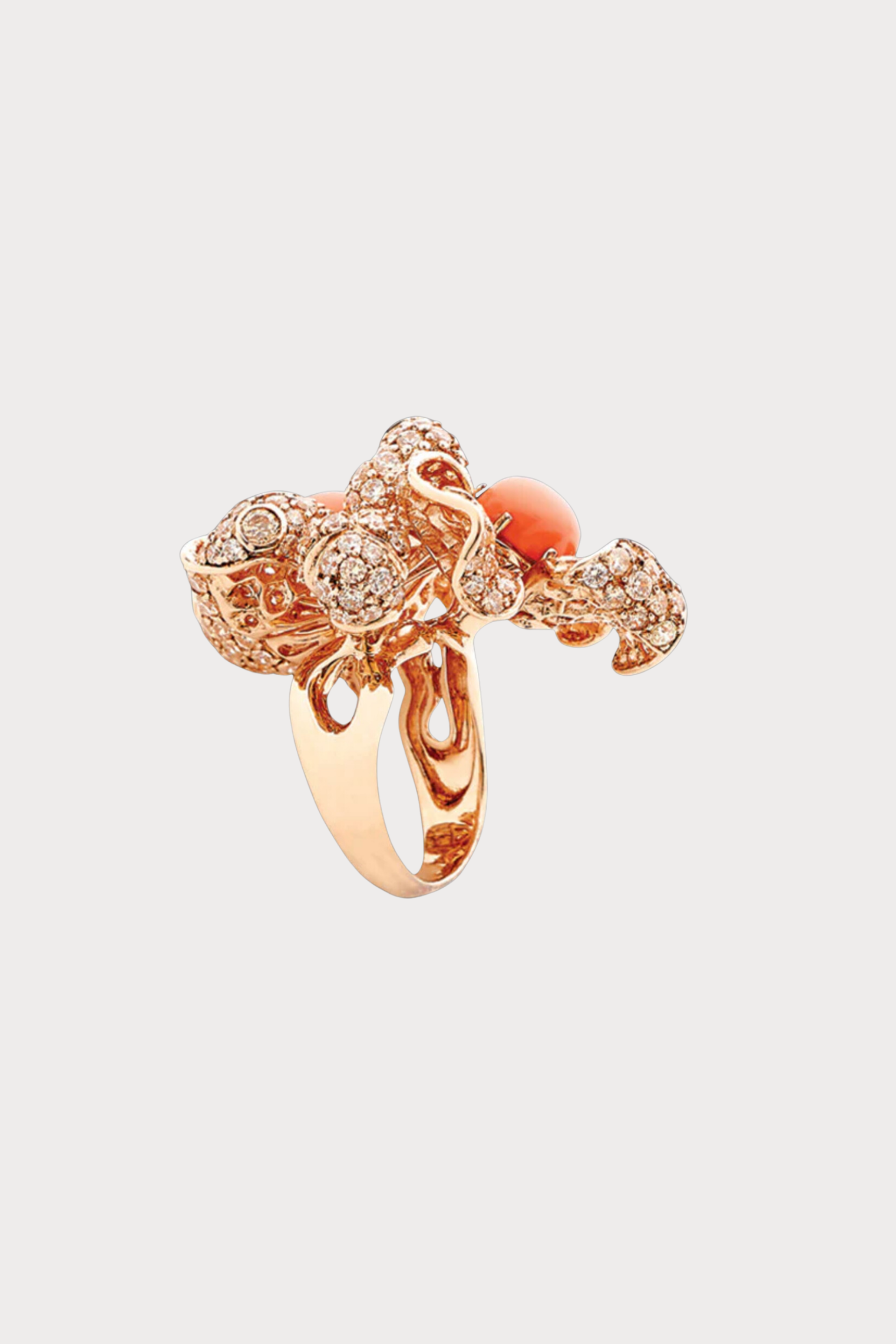 Blossom Coral Ring