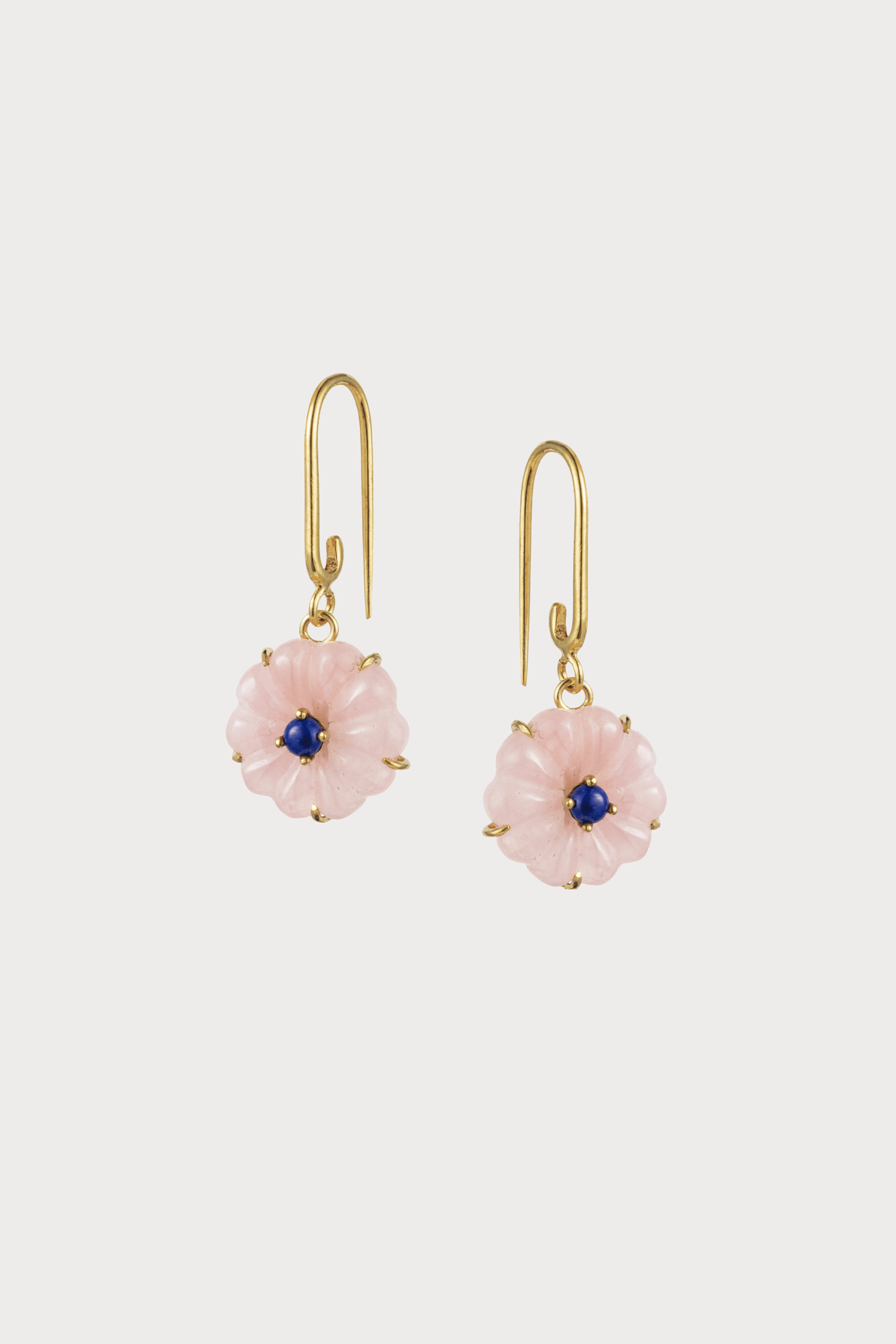Friya Drop Earrings - Morganite