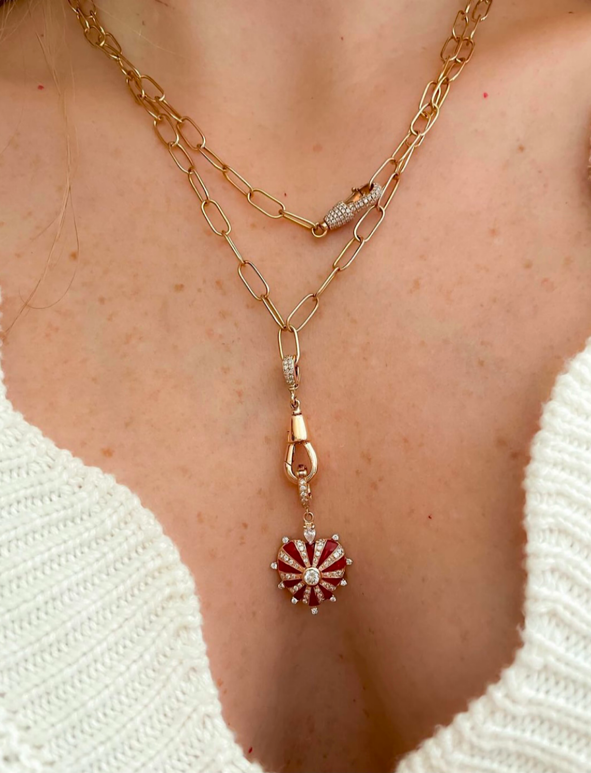 Gold Hook Pendant