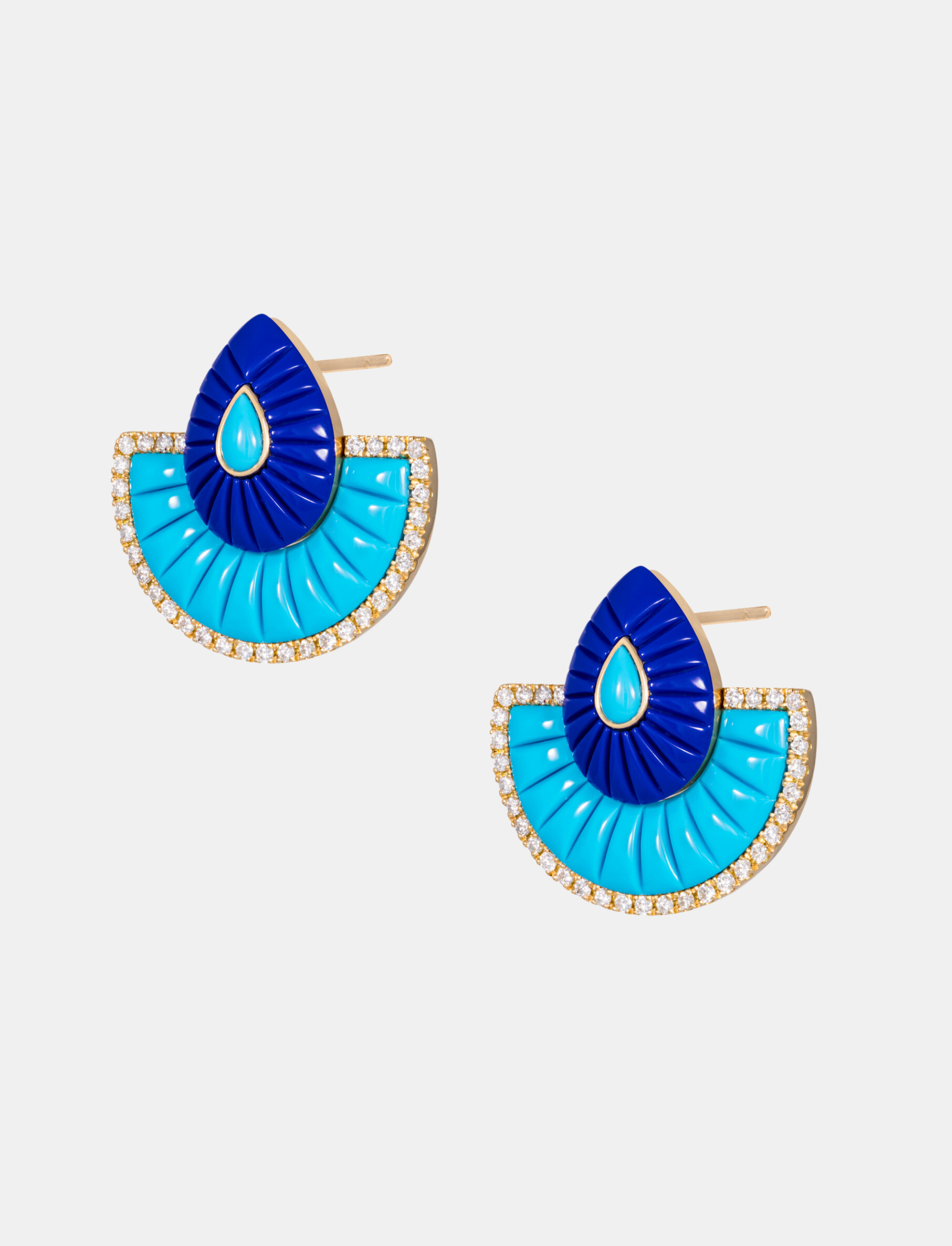 Bond Street Fan Earrings (Big)