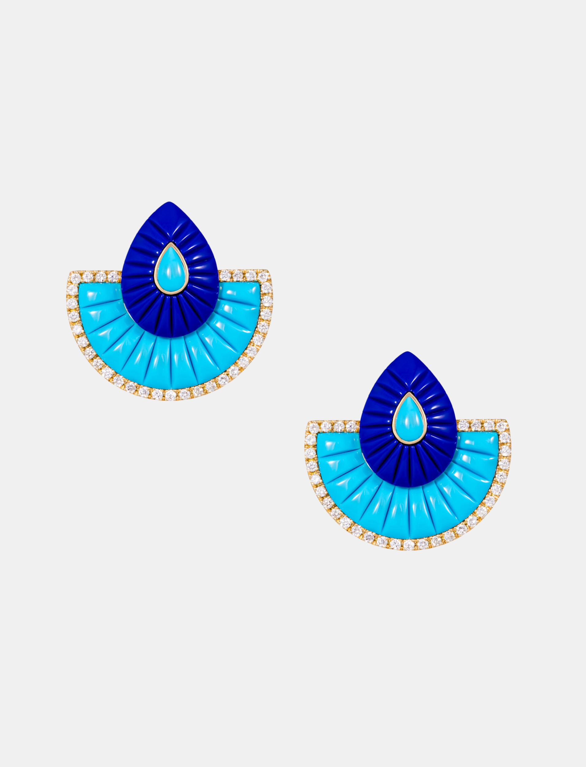 Bond Street Fan Earrings (Big)
