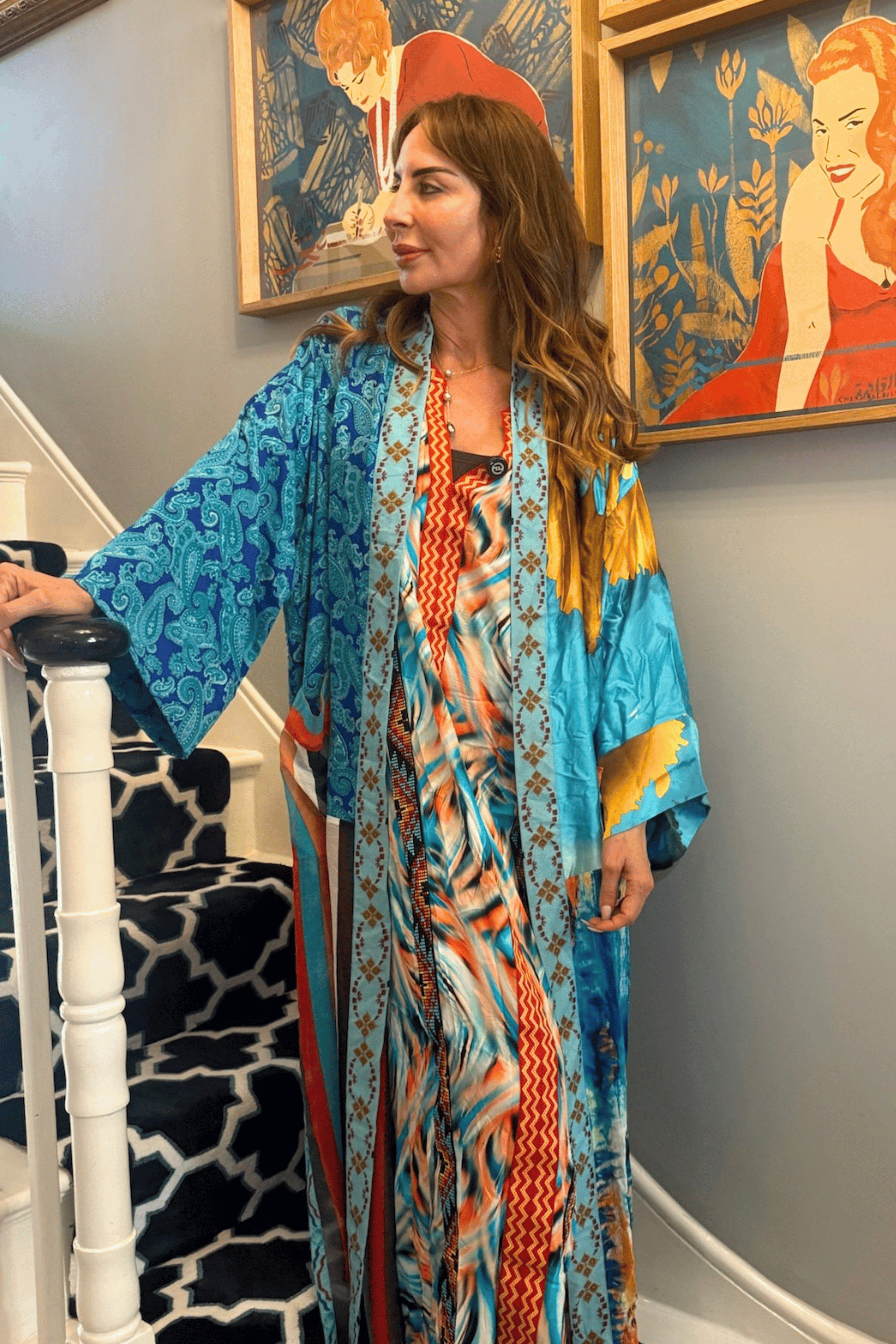 Aqua Kimono
