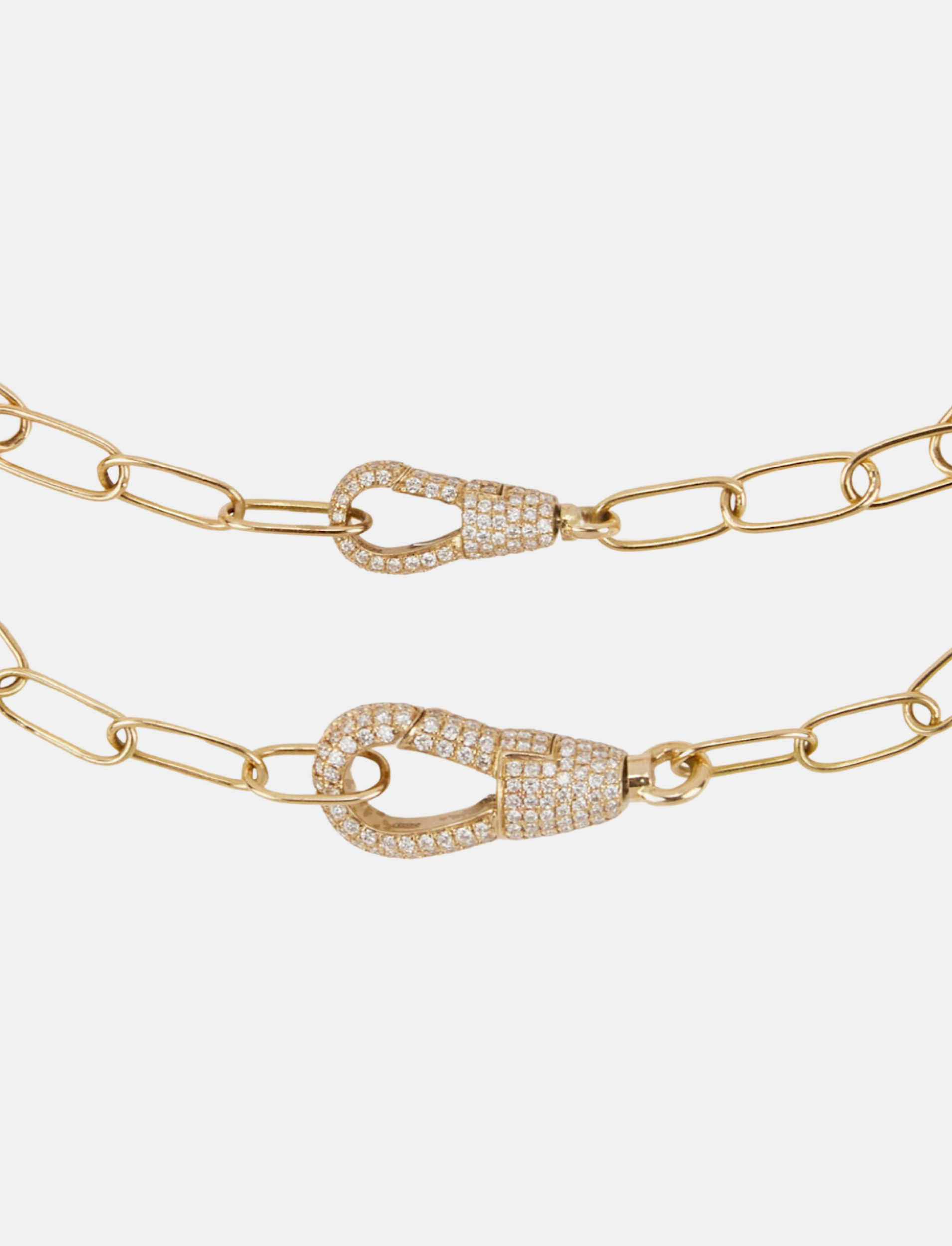 White Diamond Hook Bracelet