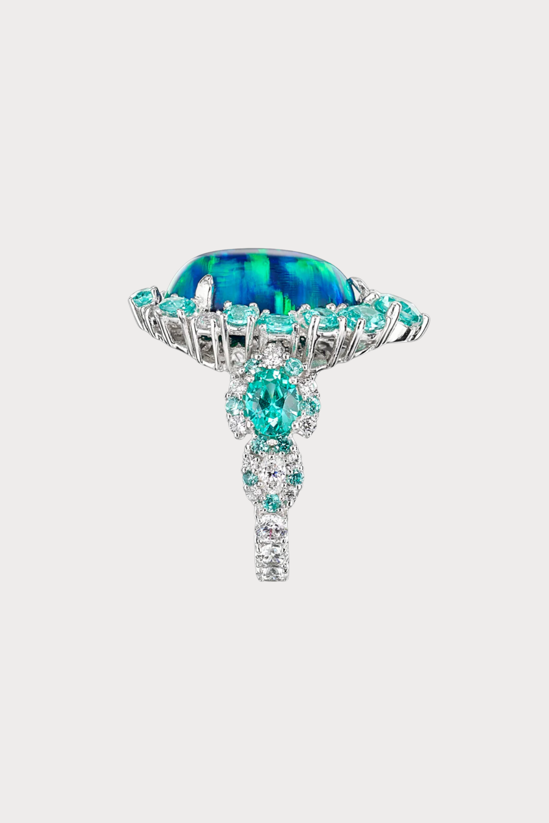 Paraiba Opal Ocean Ring
