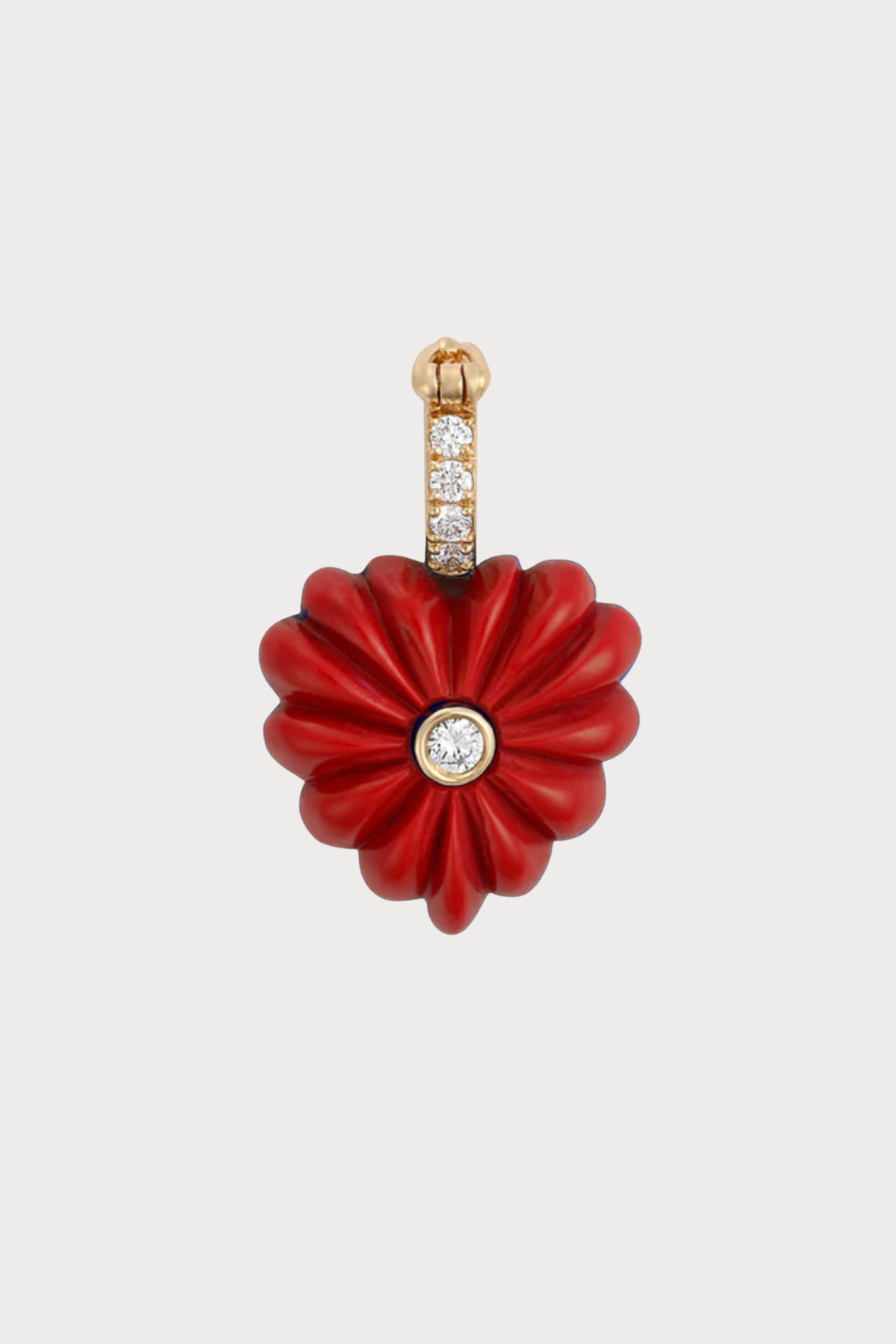 Love Pendant- Red Agate