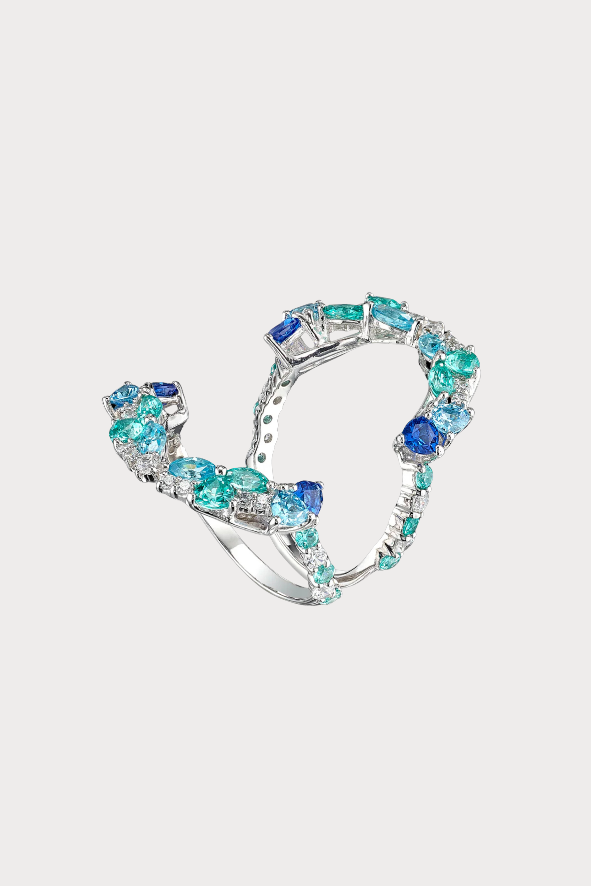 Paraiba Opal Ocean Ring