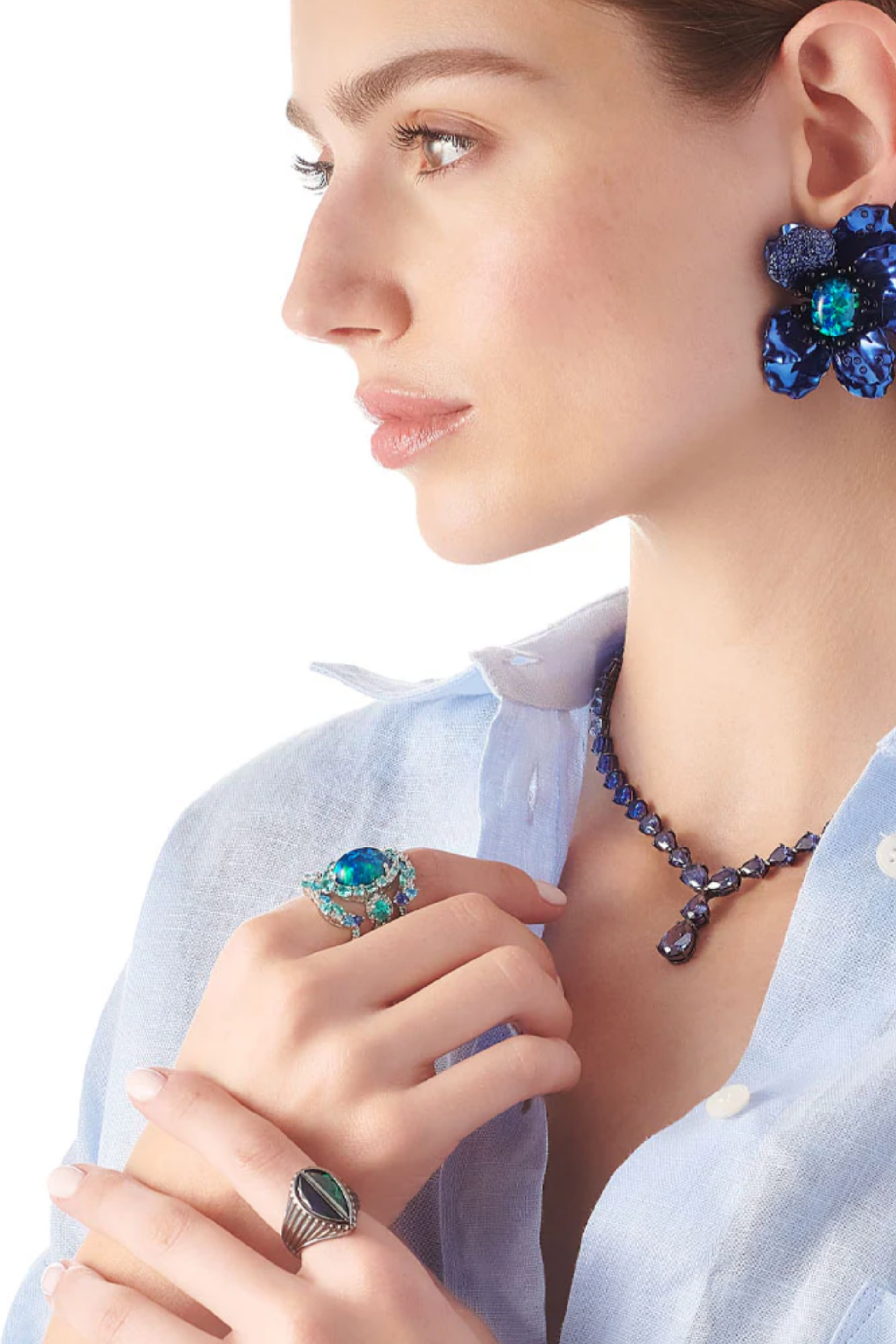 Paraiba Opal Ocean Ring