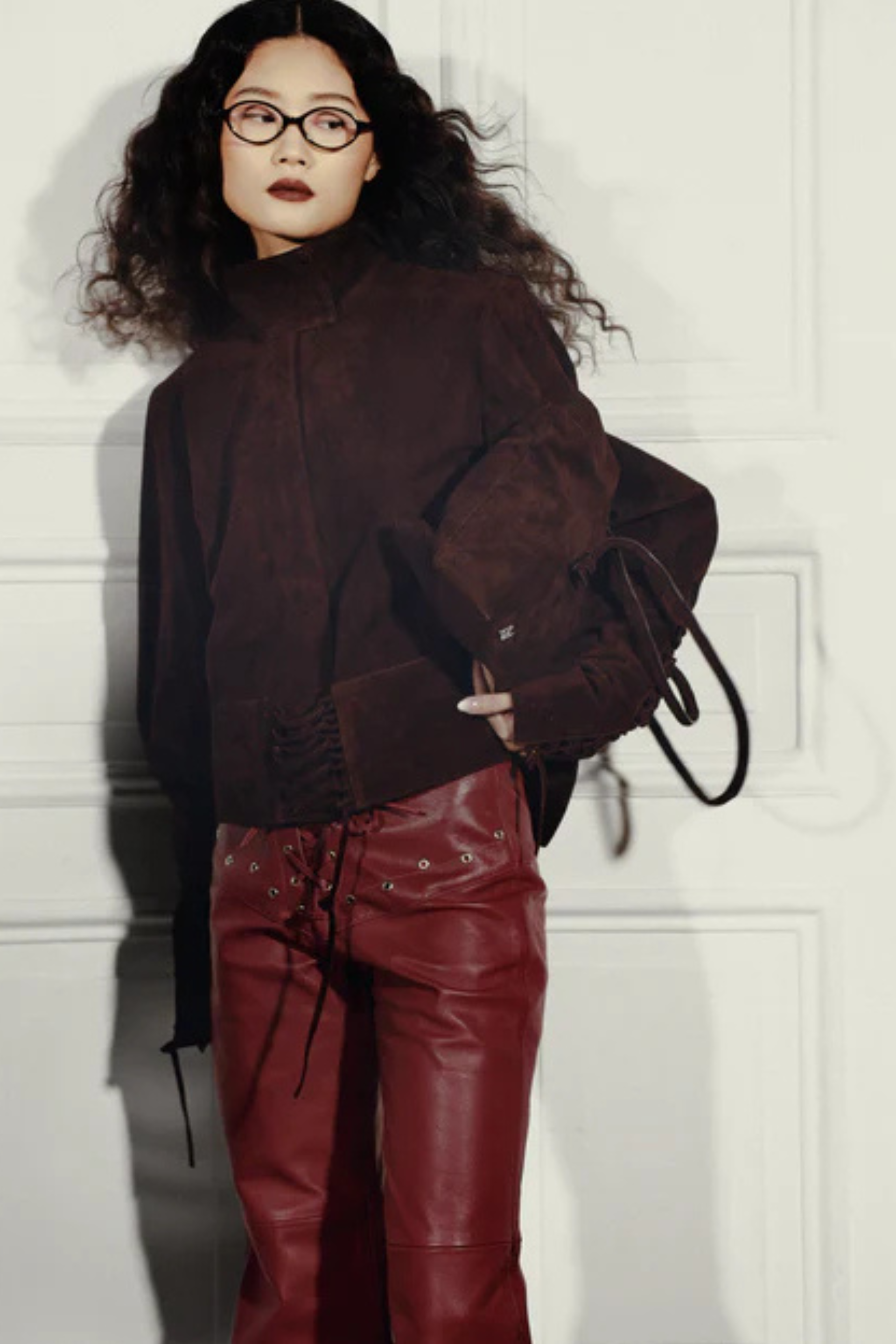 Jade Suede Jacket Brown