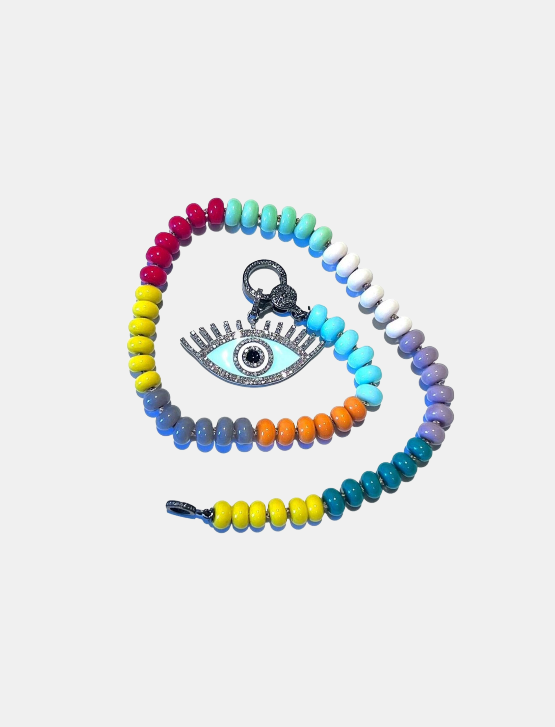 Multi Color Knotted Necklace