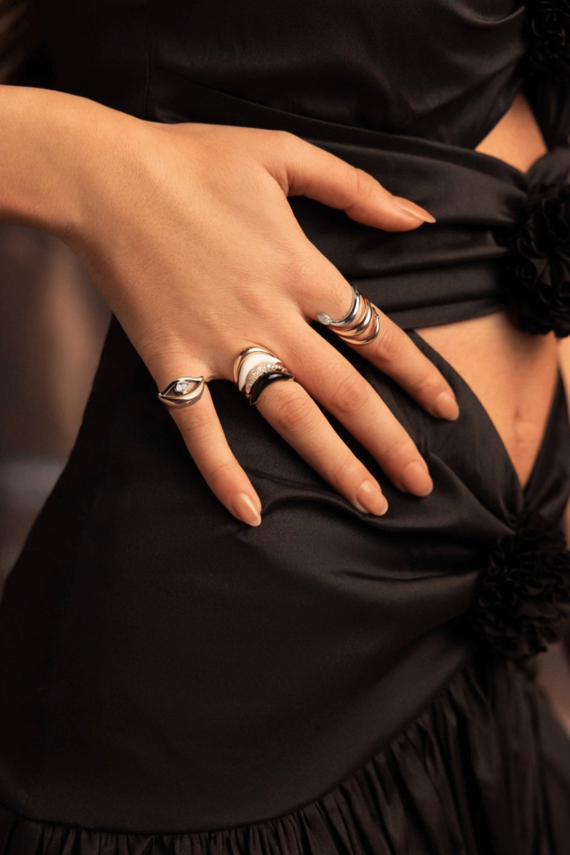Boa Full Gem Ring