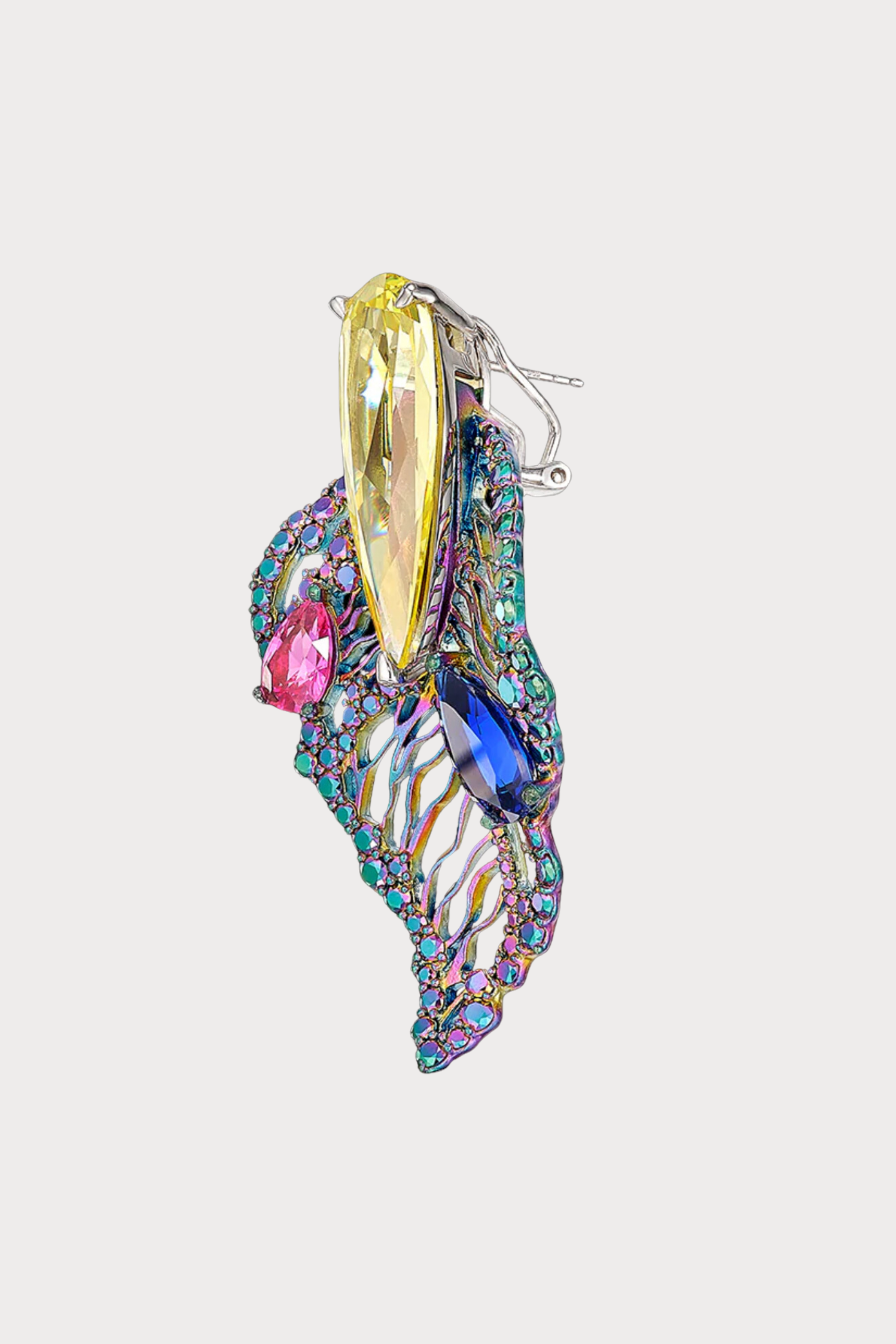 Rainbow Canary Titan Earrings
