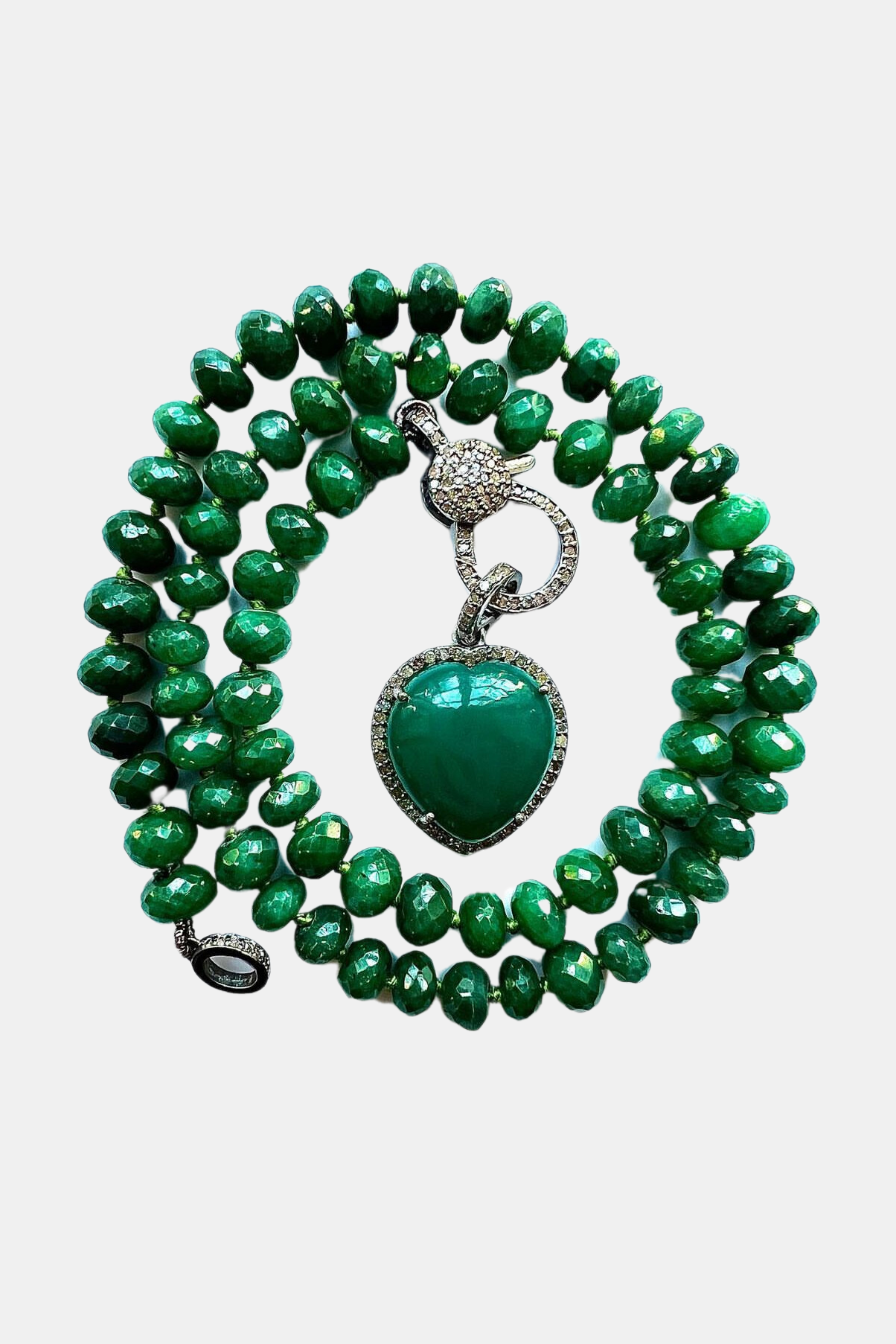 Onyx Heart Necklace