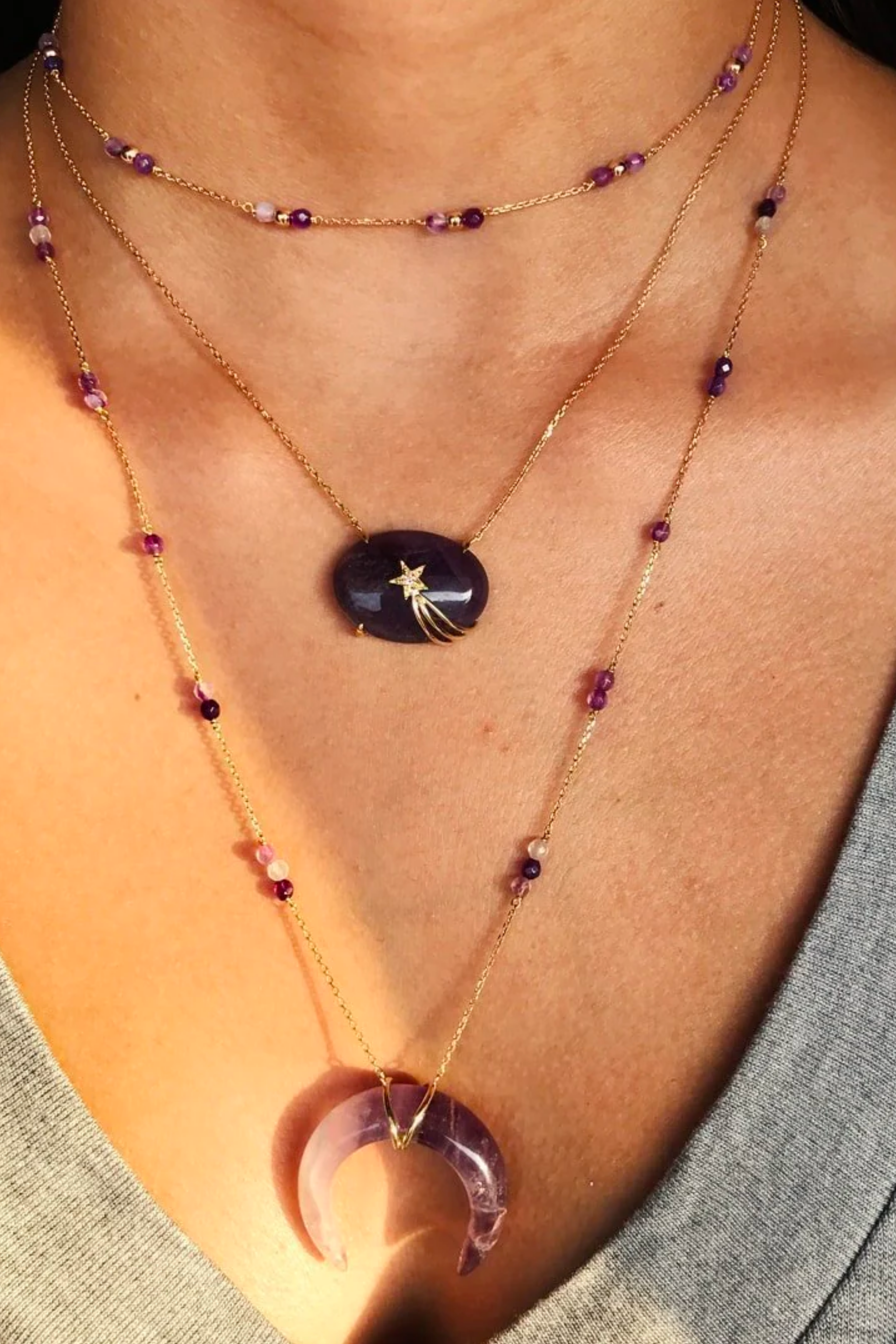 Purple Devotion Choker