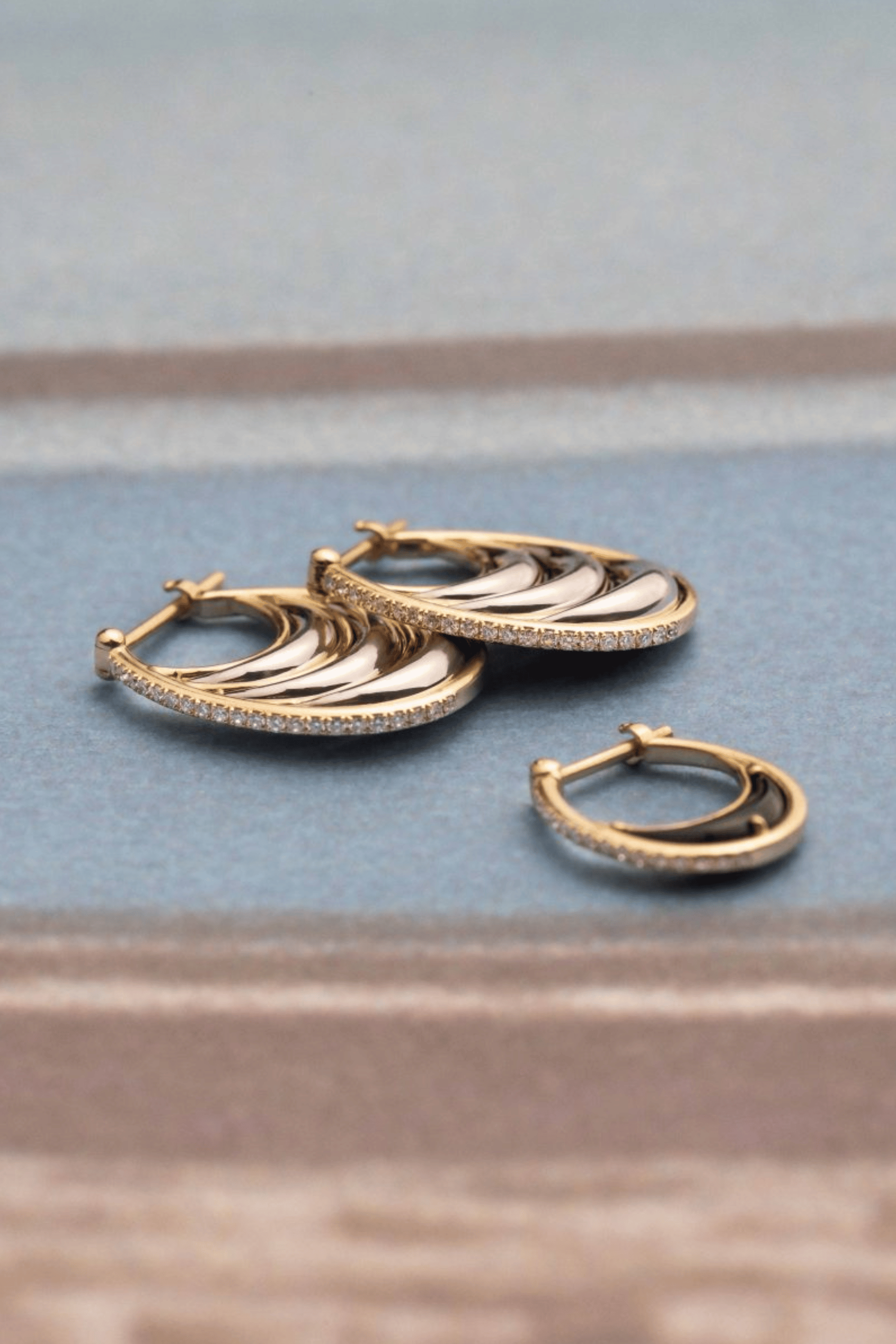 Triple Bloop Earrings