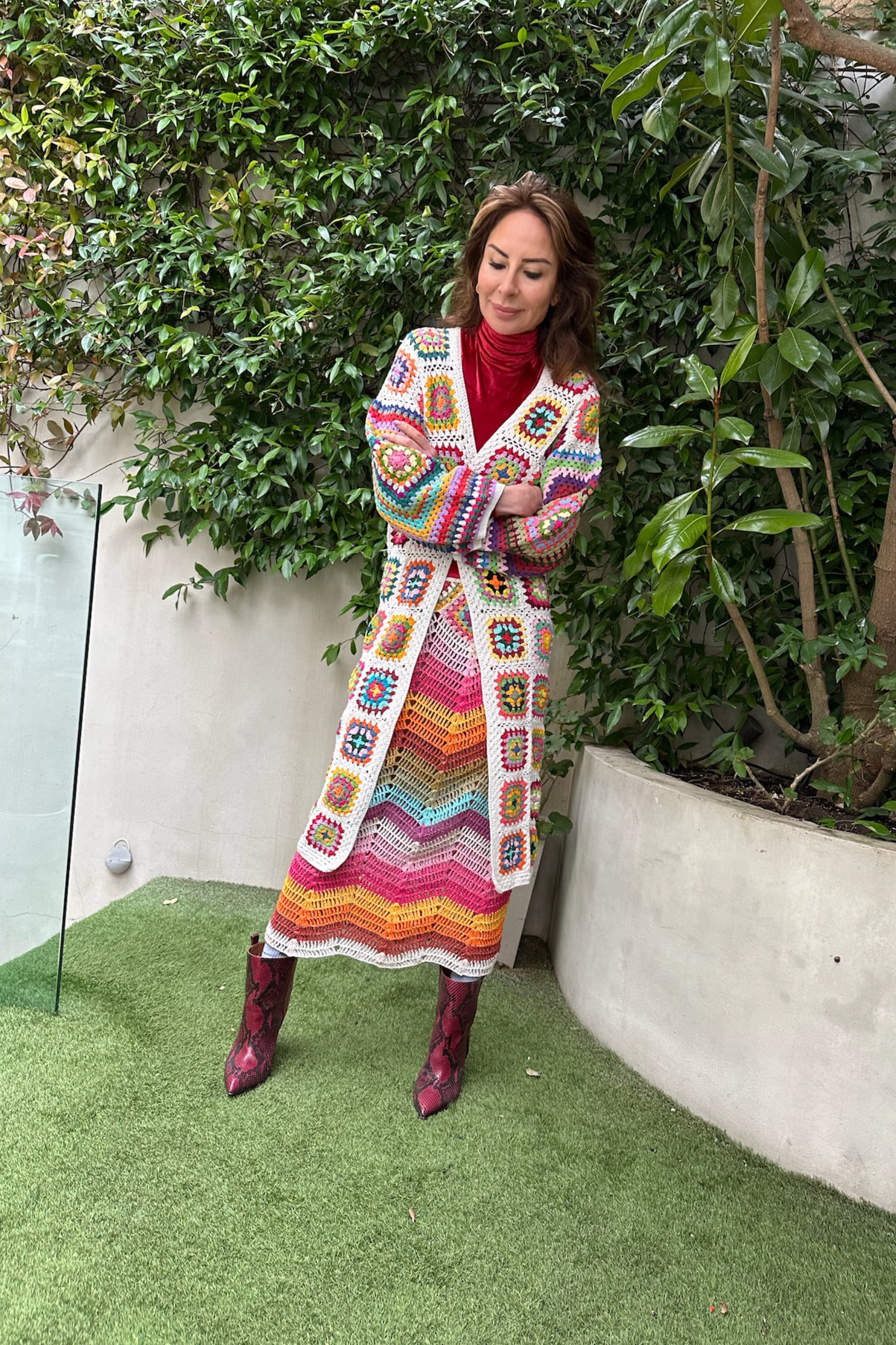 Long Gilet Bloom
