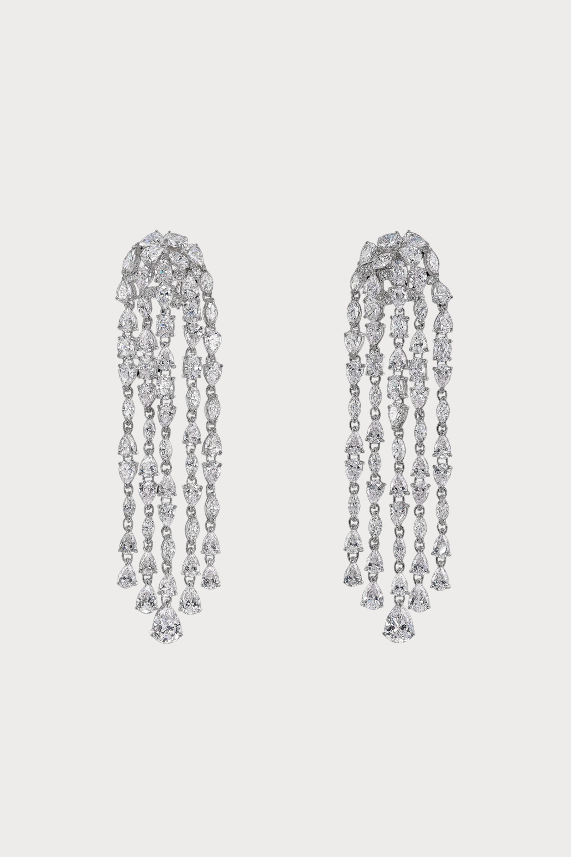 Diamond Cascade Earrings