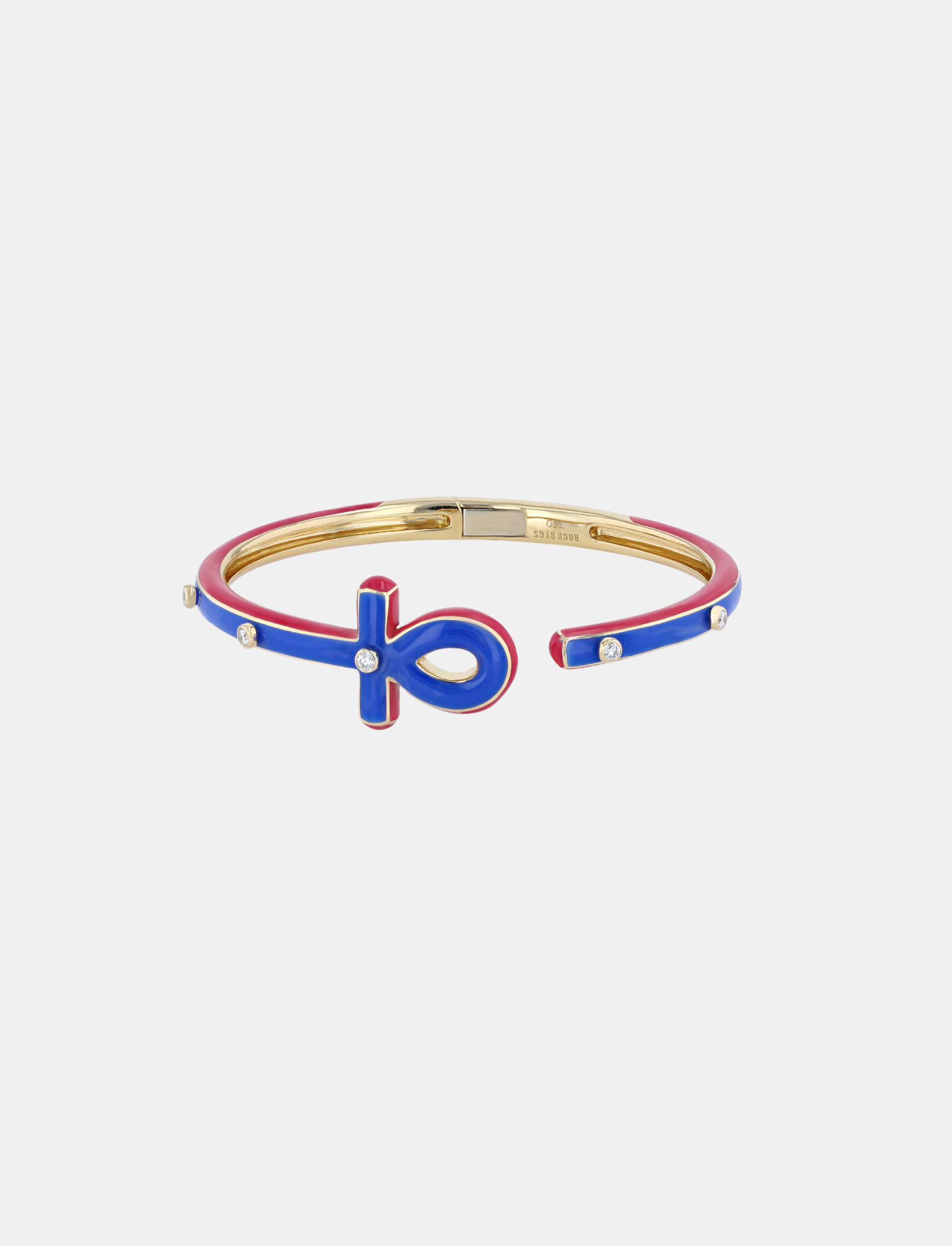 Ankh Bangle Blue