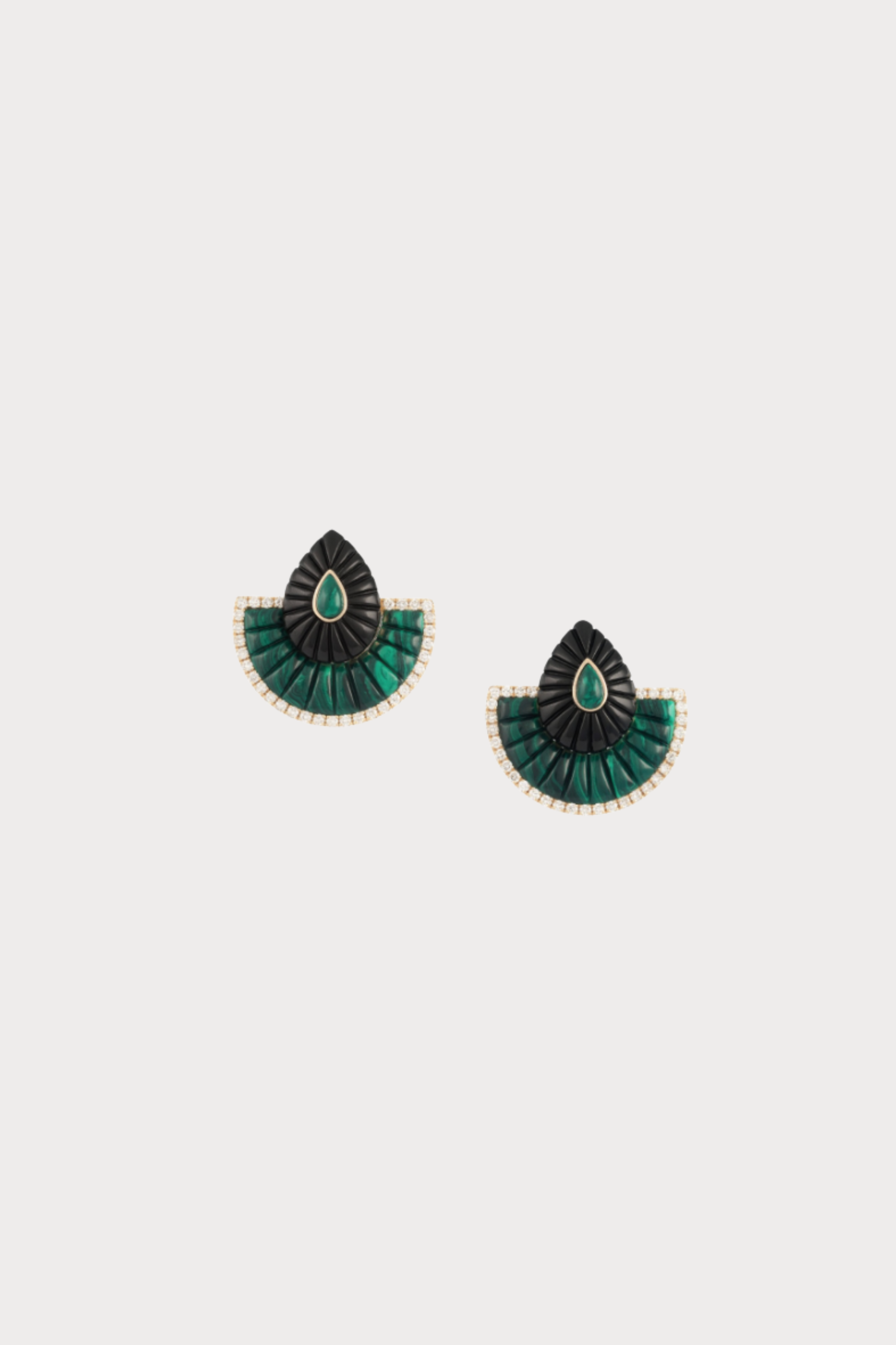 Bond Street Fan Earrings - Big