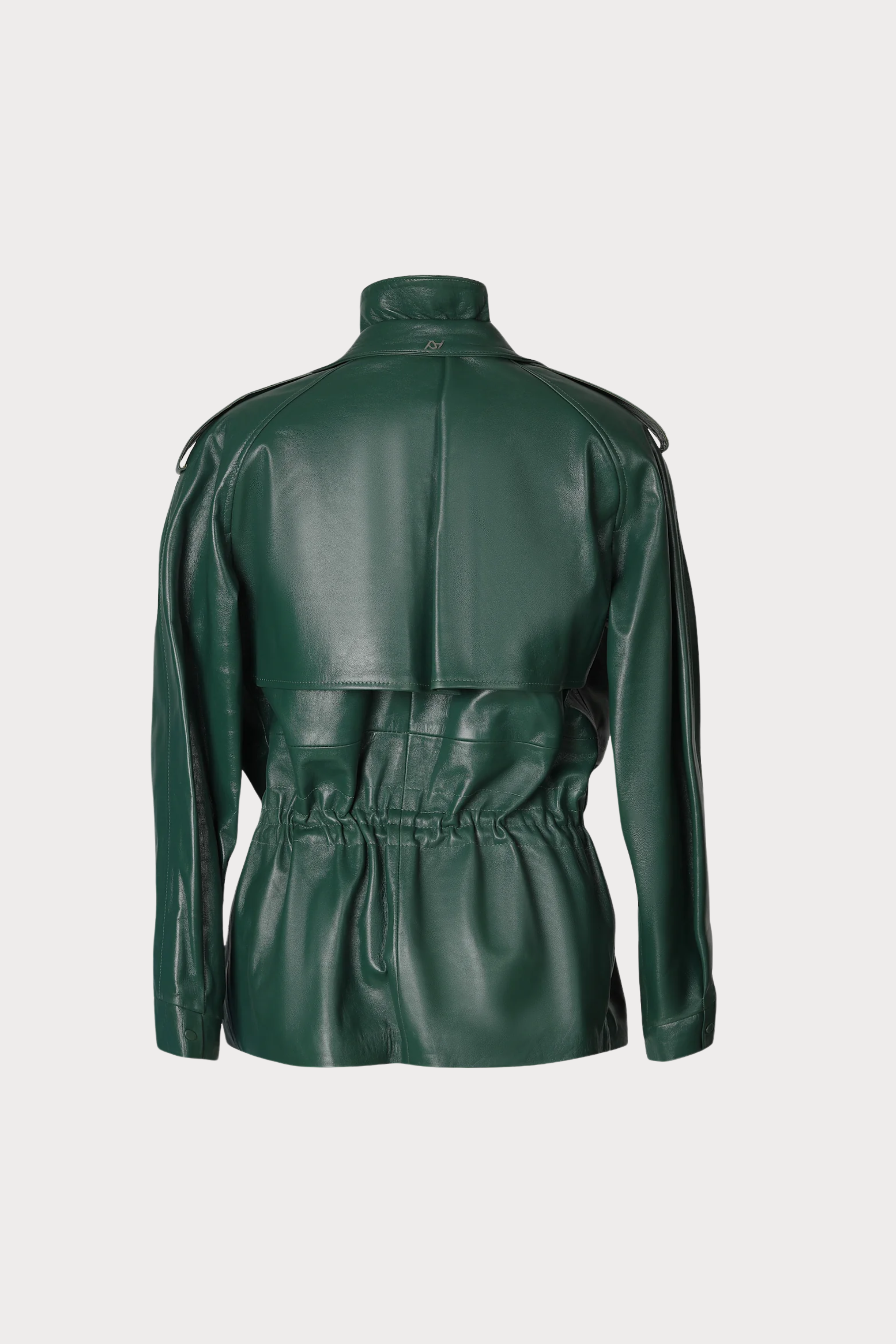 Gavin Leather Jacket Olive