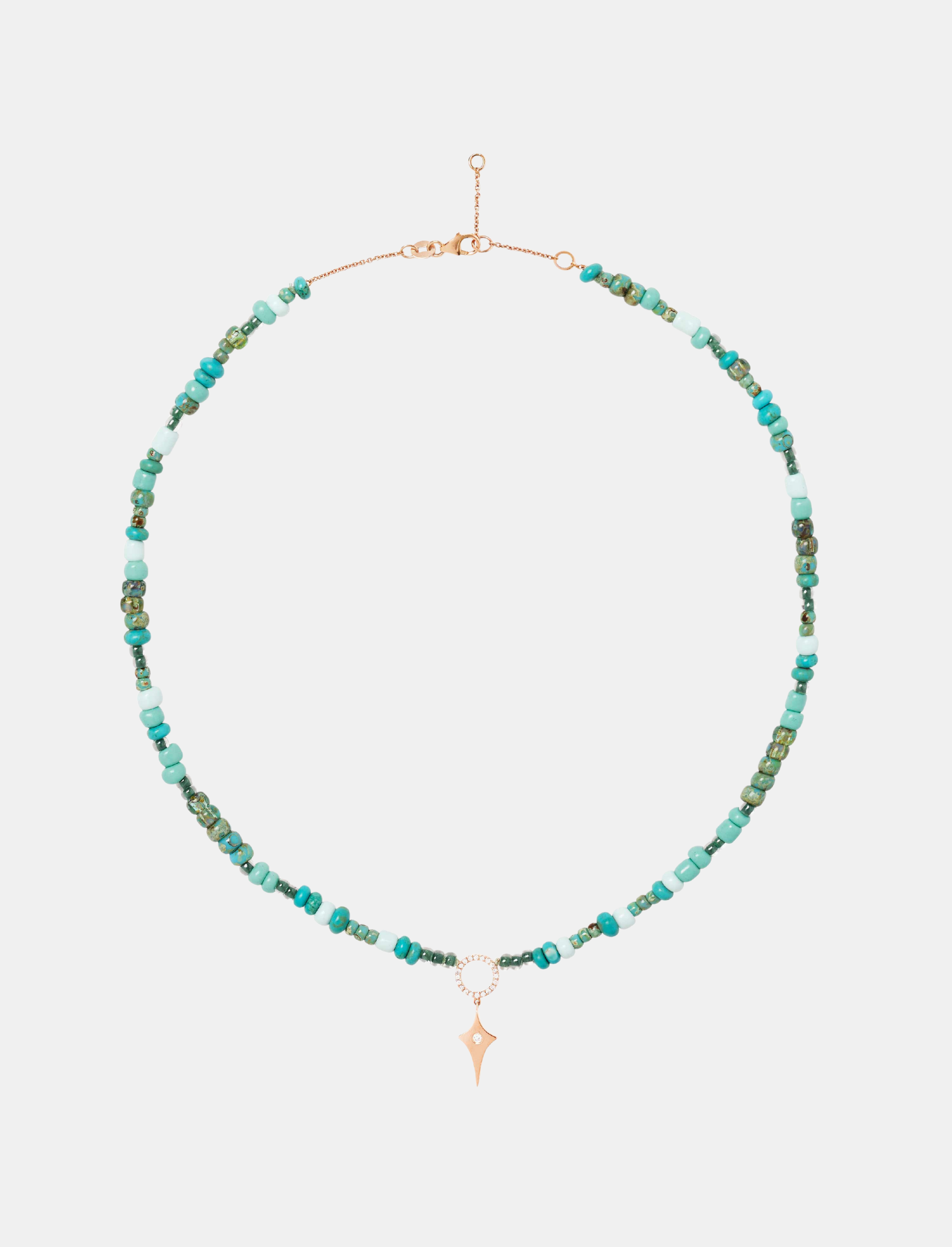 Turquoise Beaded Necklace
