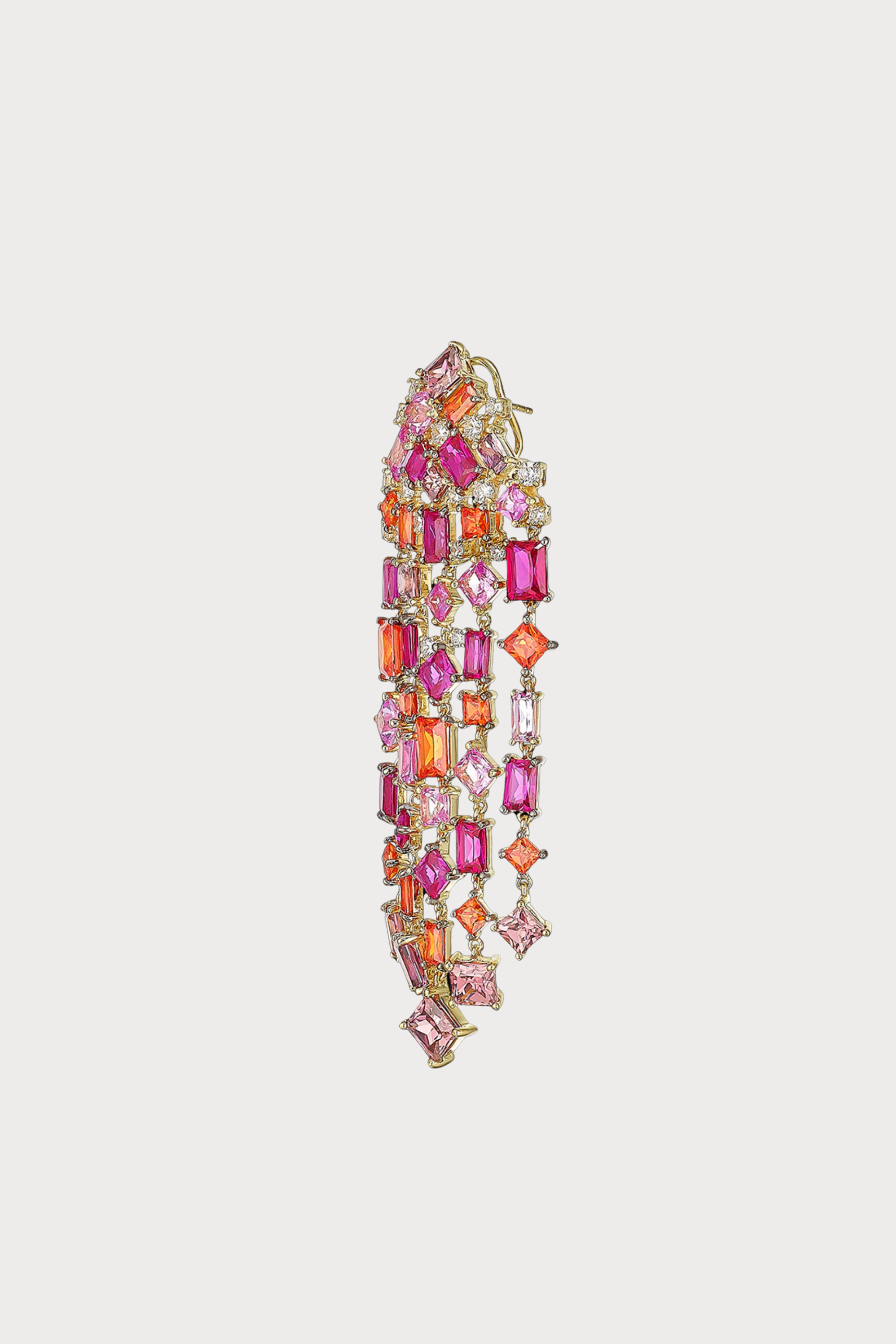 Ruby Cascade Earrings