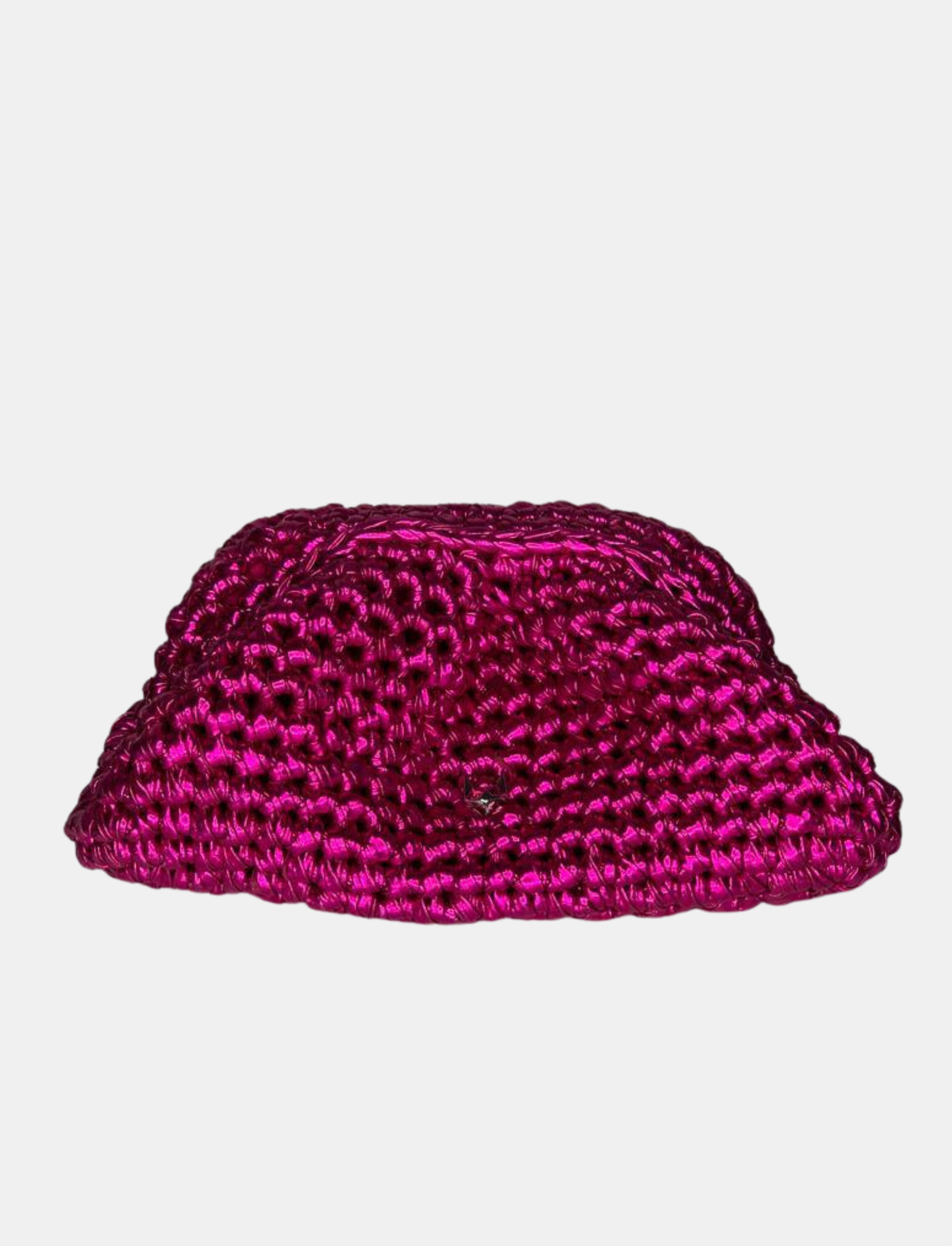 Metallic Clutch Fuchsia