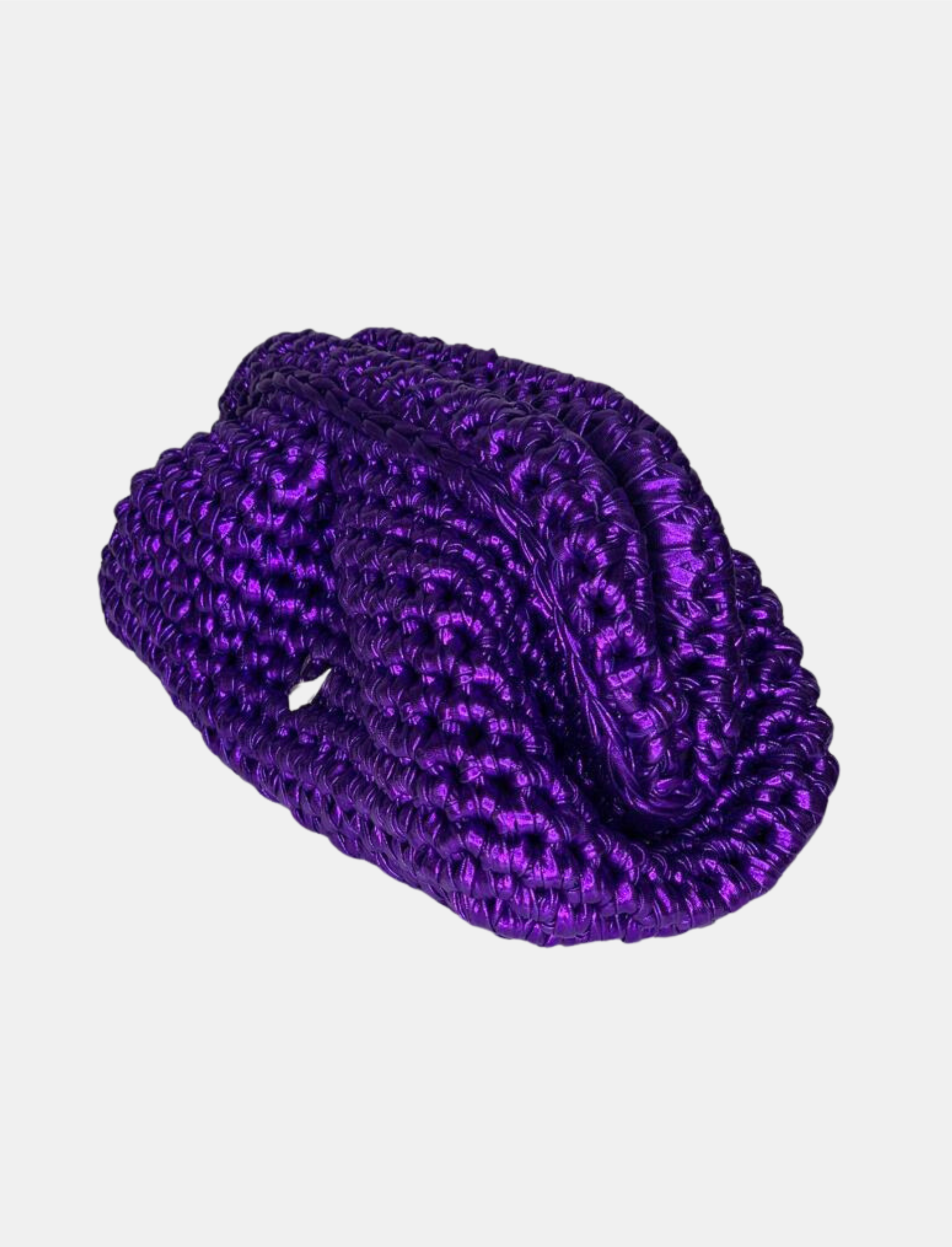 Metallic Clutch Purple