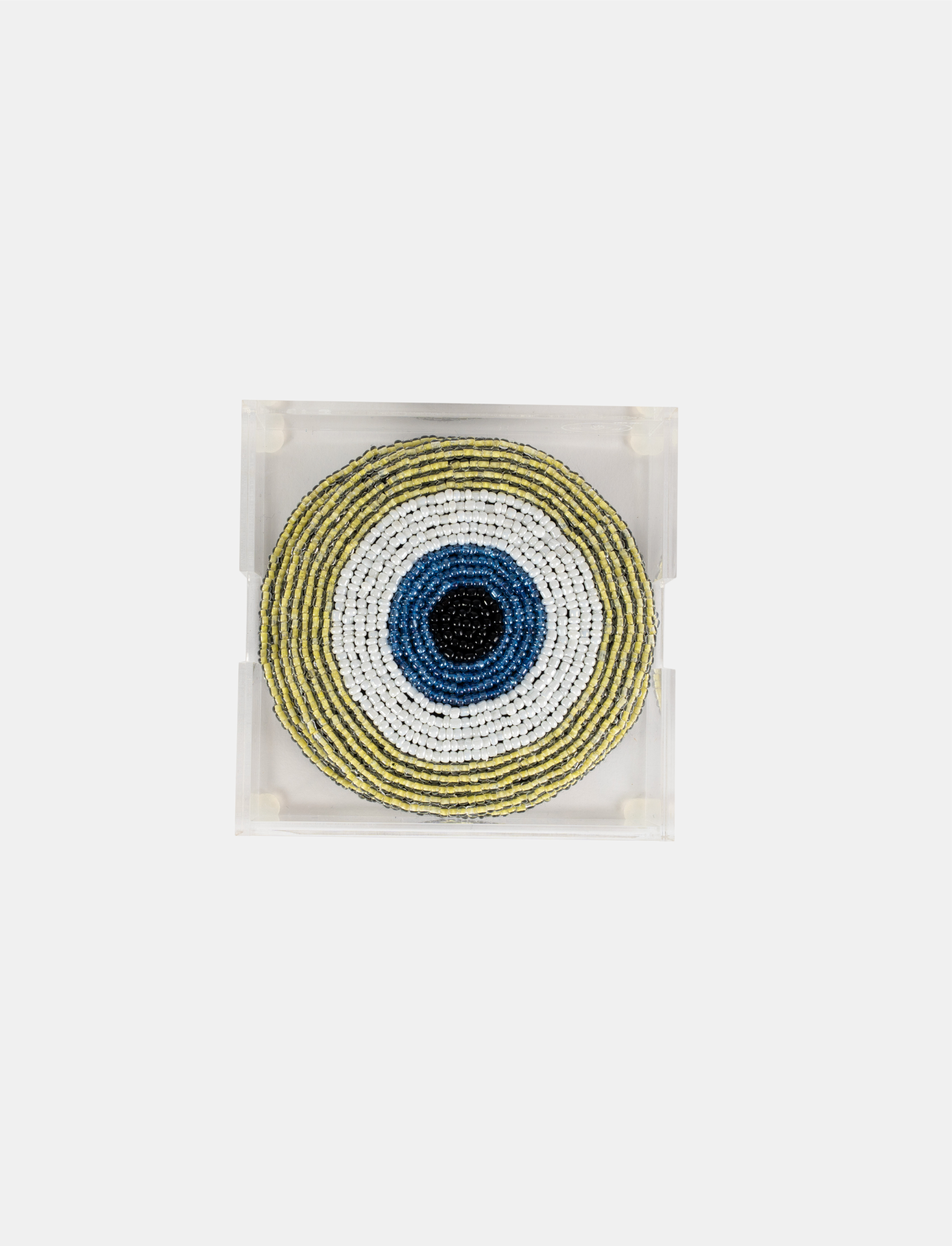 Mystic Ward Coasters Mustard