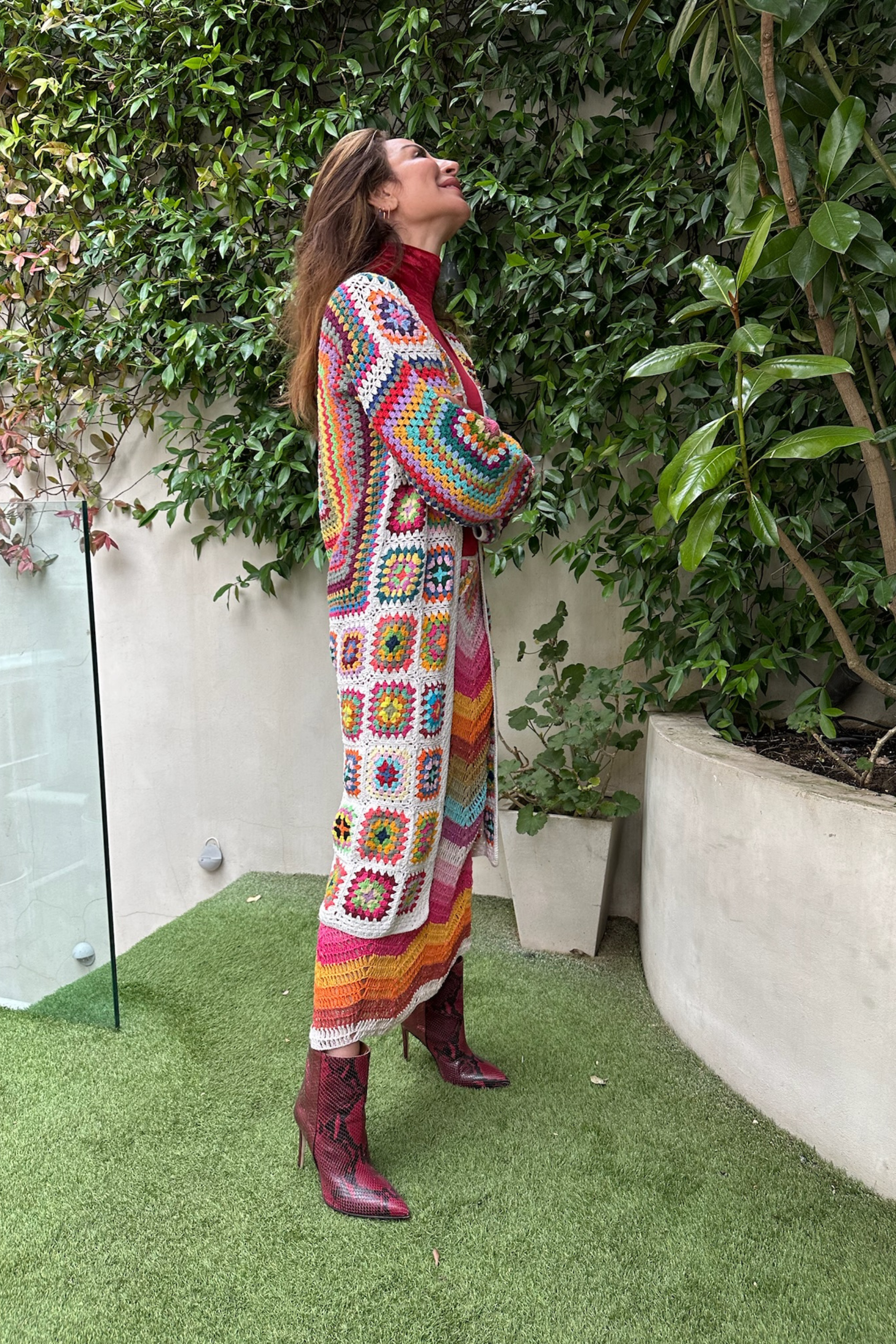 Long Gilet Bloom