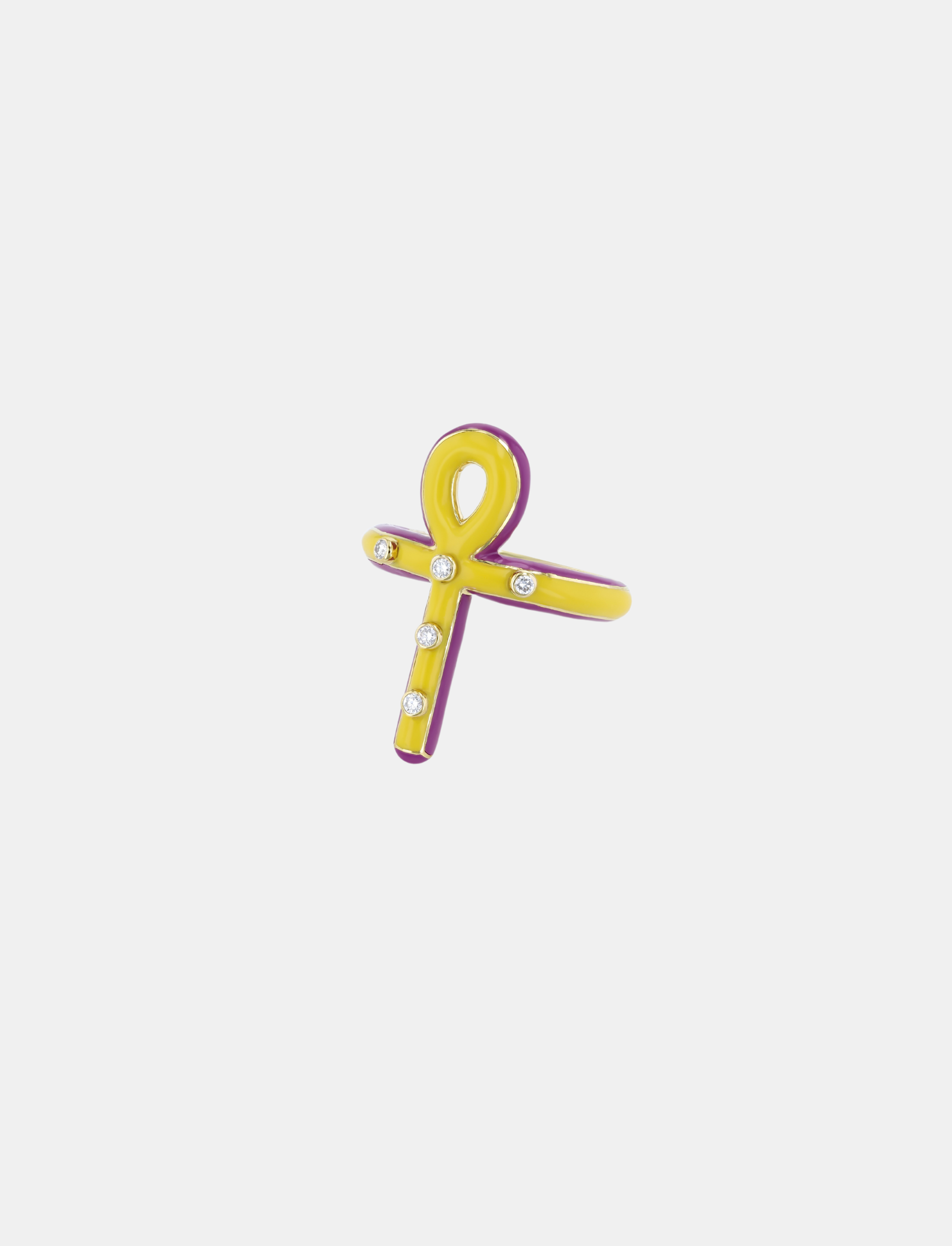 Ankh Ring Yellow