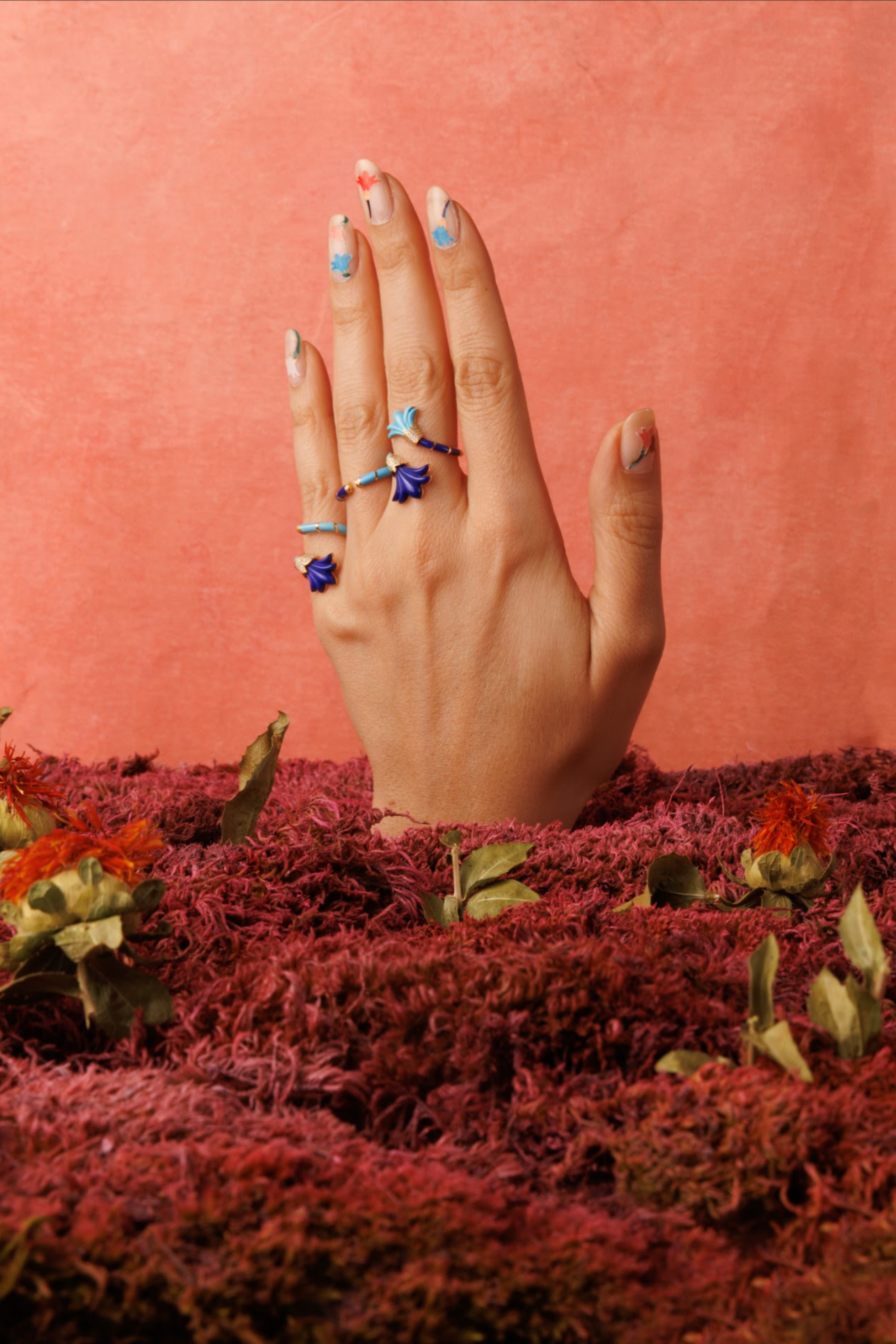 Psychedeliah on a Vine Small Ring