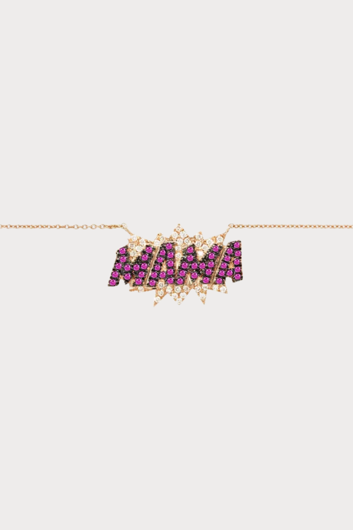 Mama Necklace Pink