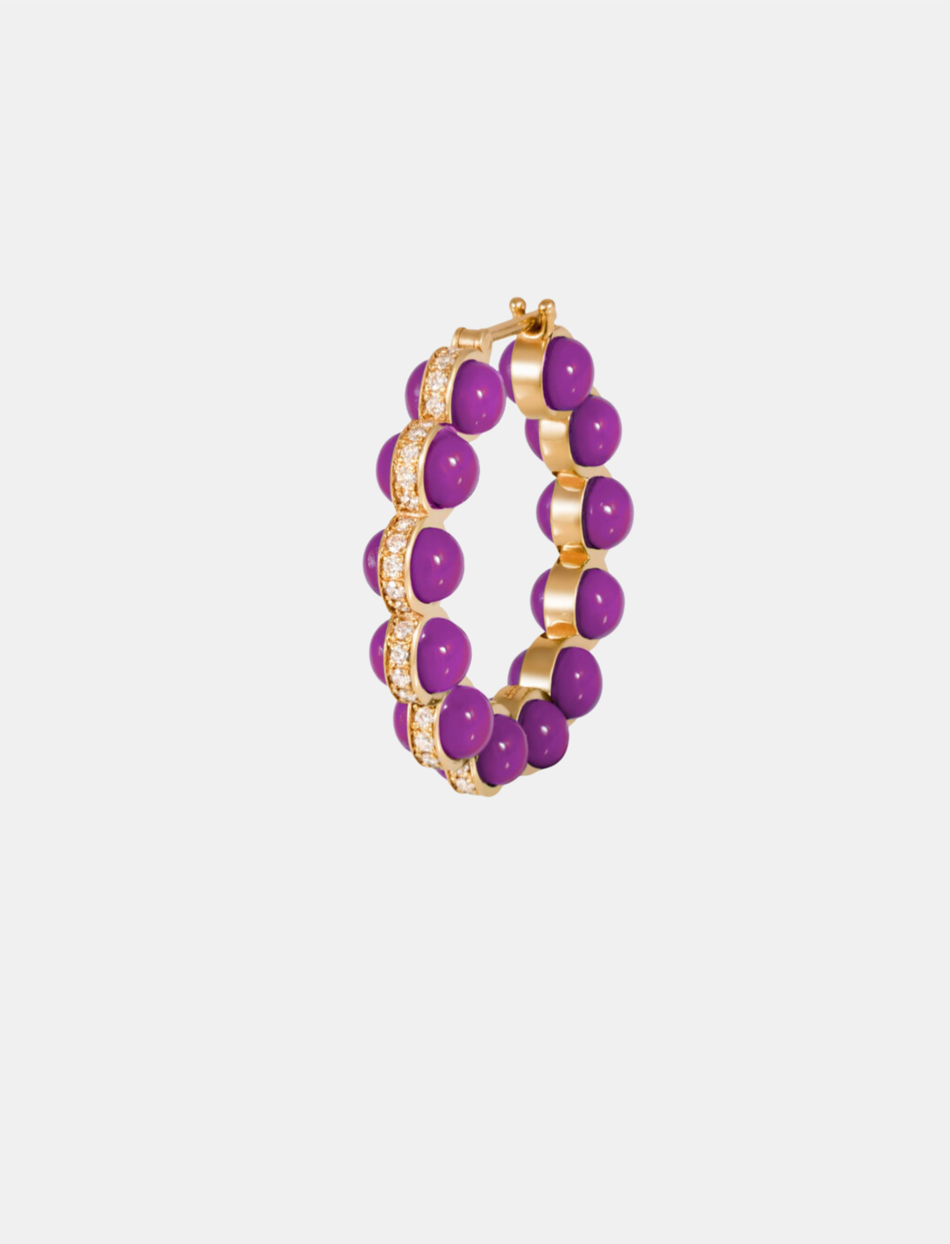 The Carbon Singular Earring