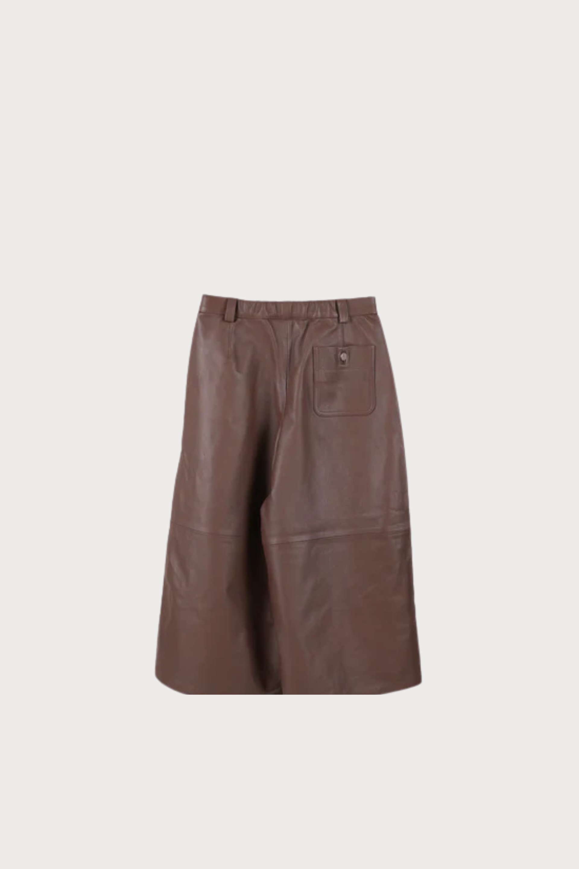 Justin Leather Pants Brown