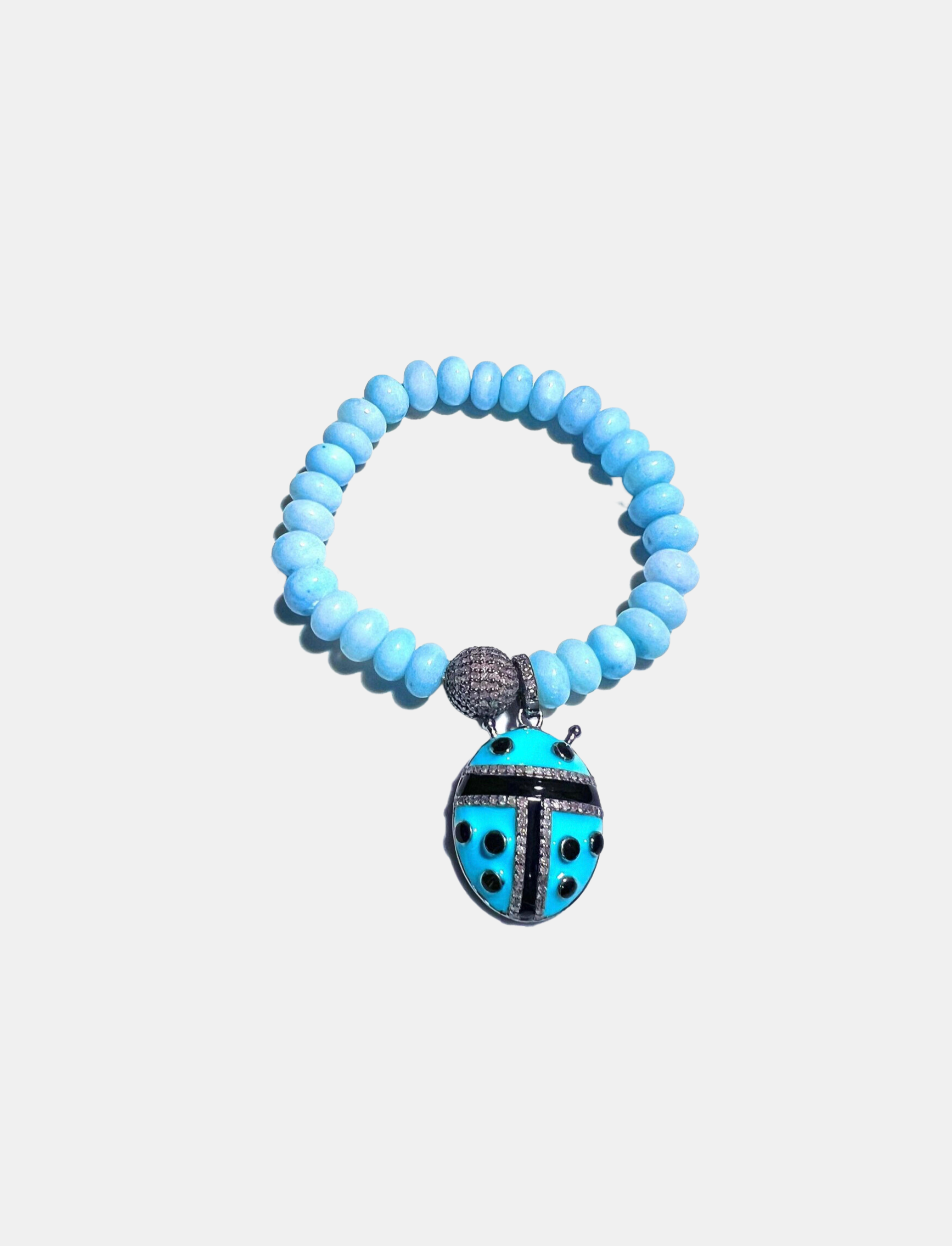 Blue Opal Stretch Bracelet