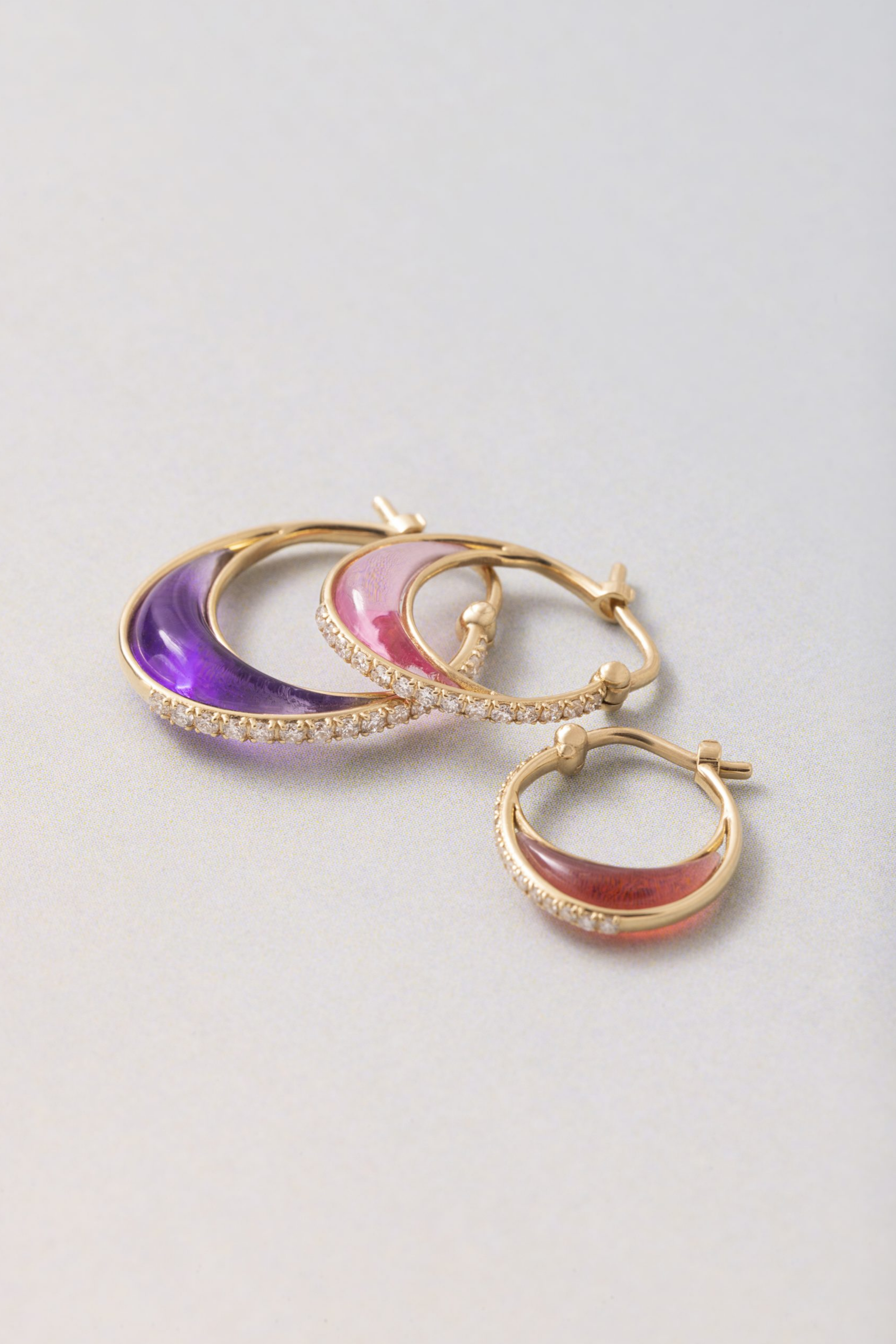 Bloop Moon Earrings Size 1