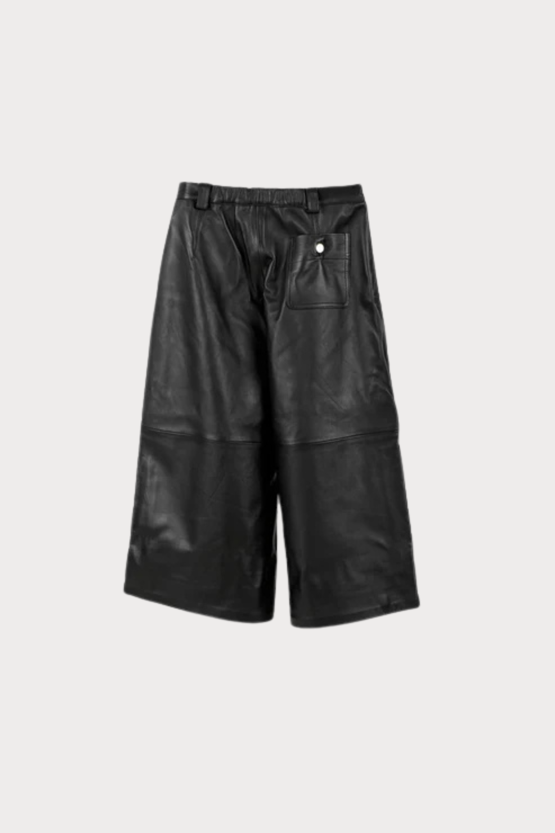 Justin Leather Pants Black