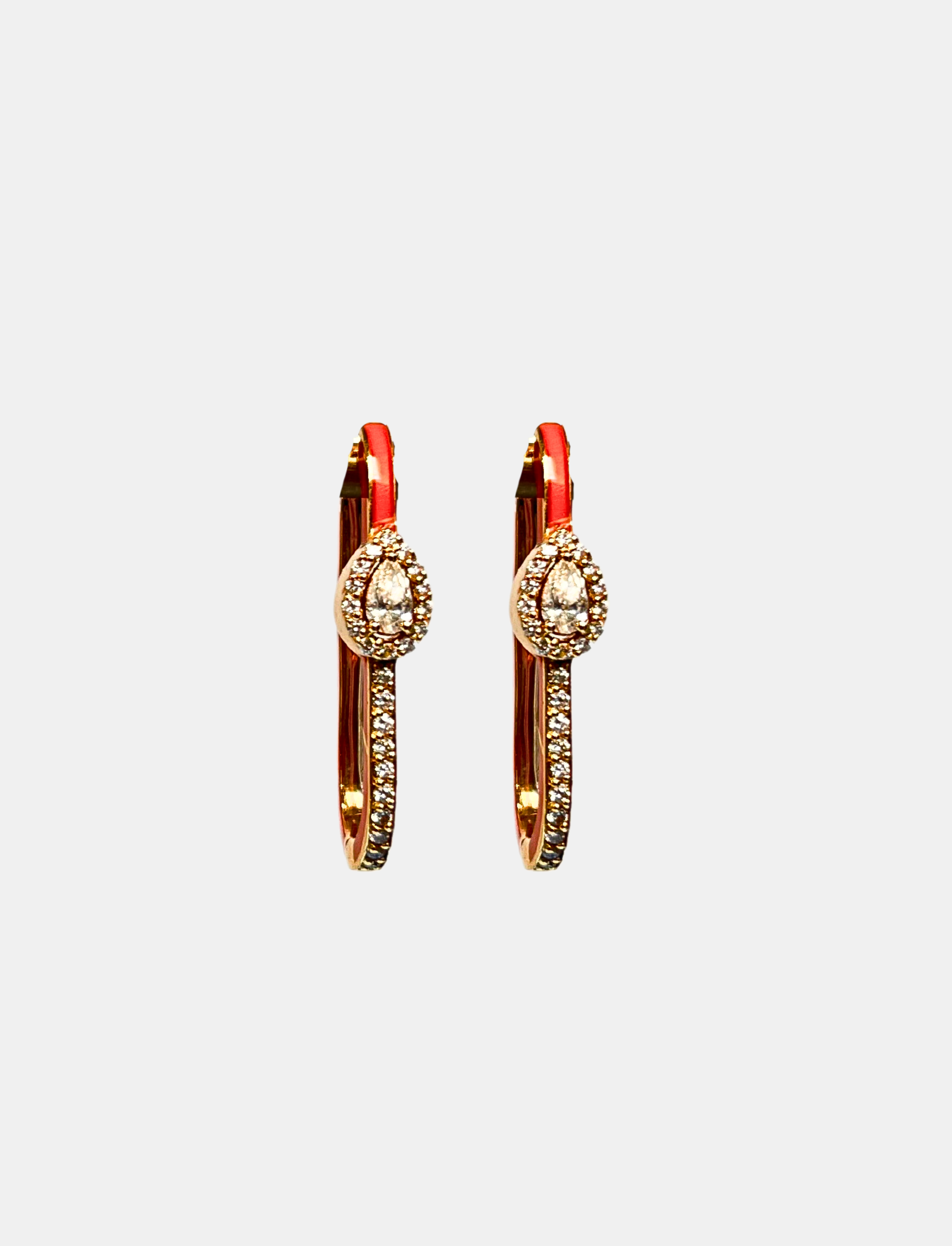 Drop Diamond Earrings