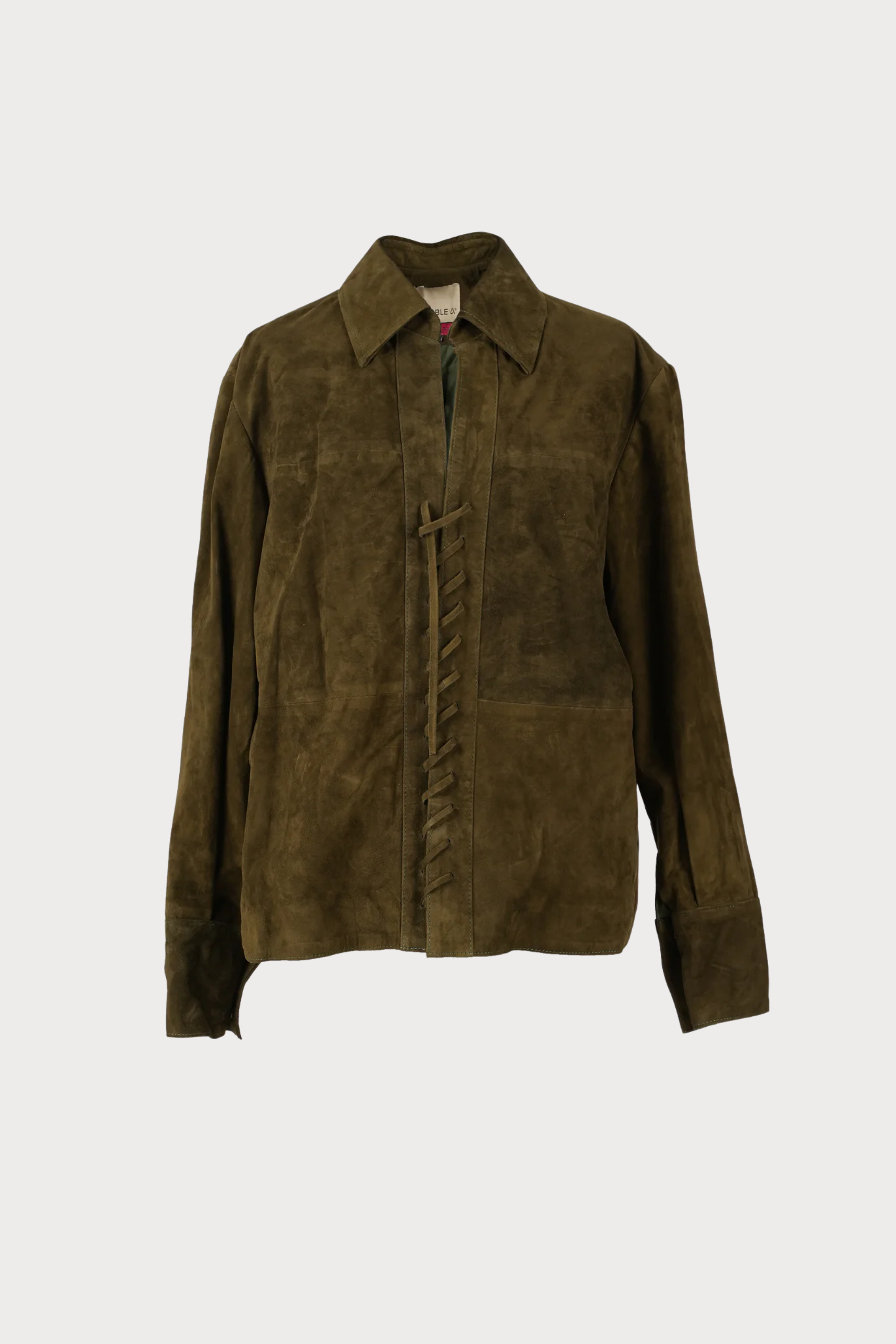 Liana Suede Shirt Olive