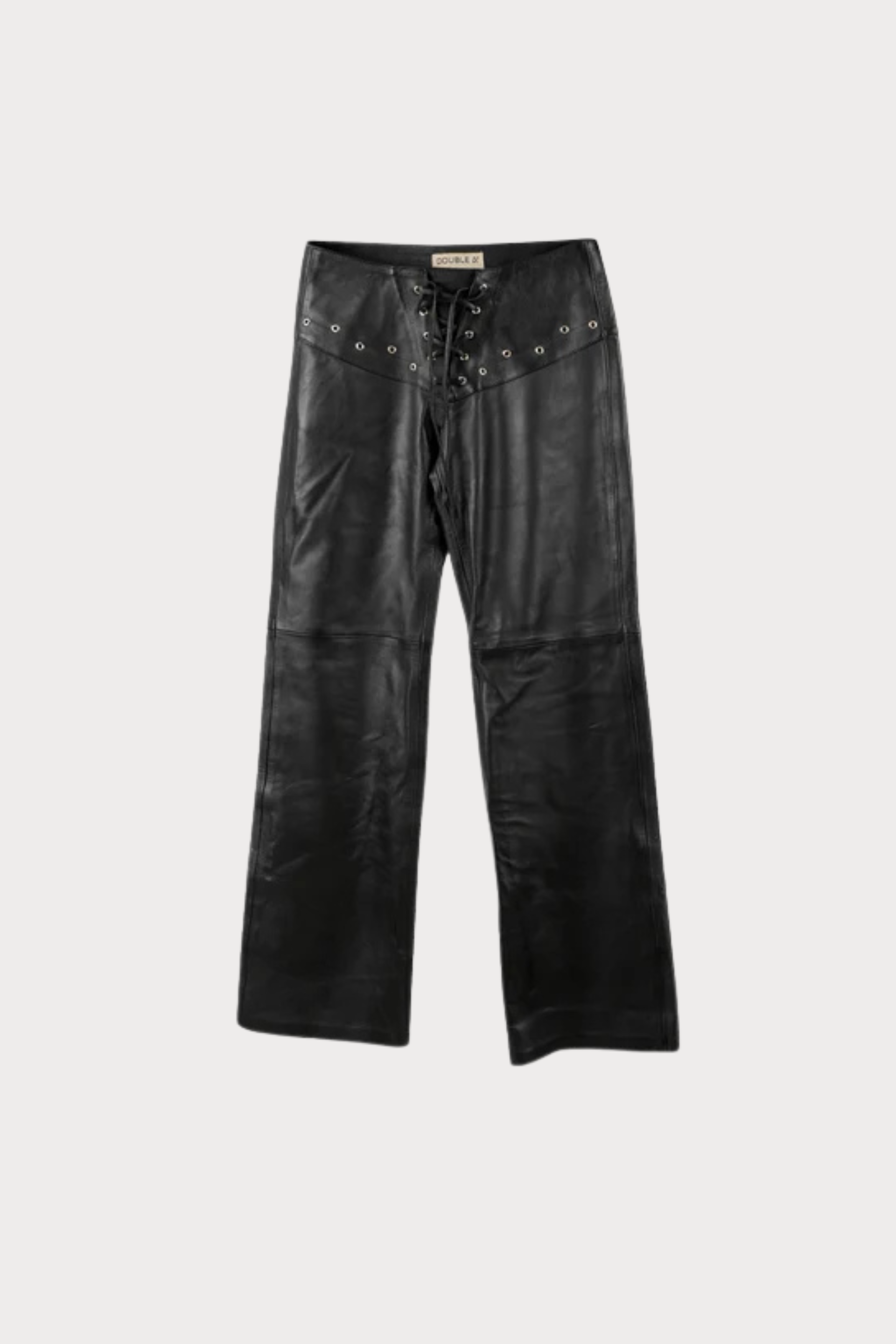Jason Leather Pants Black