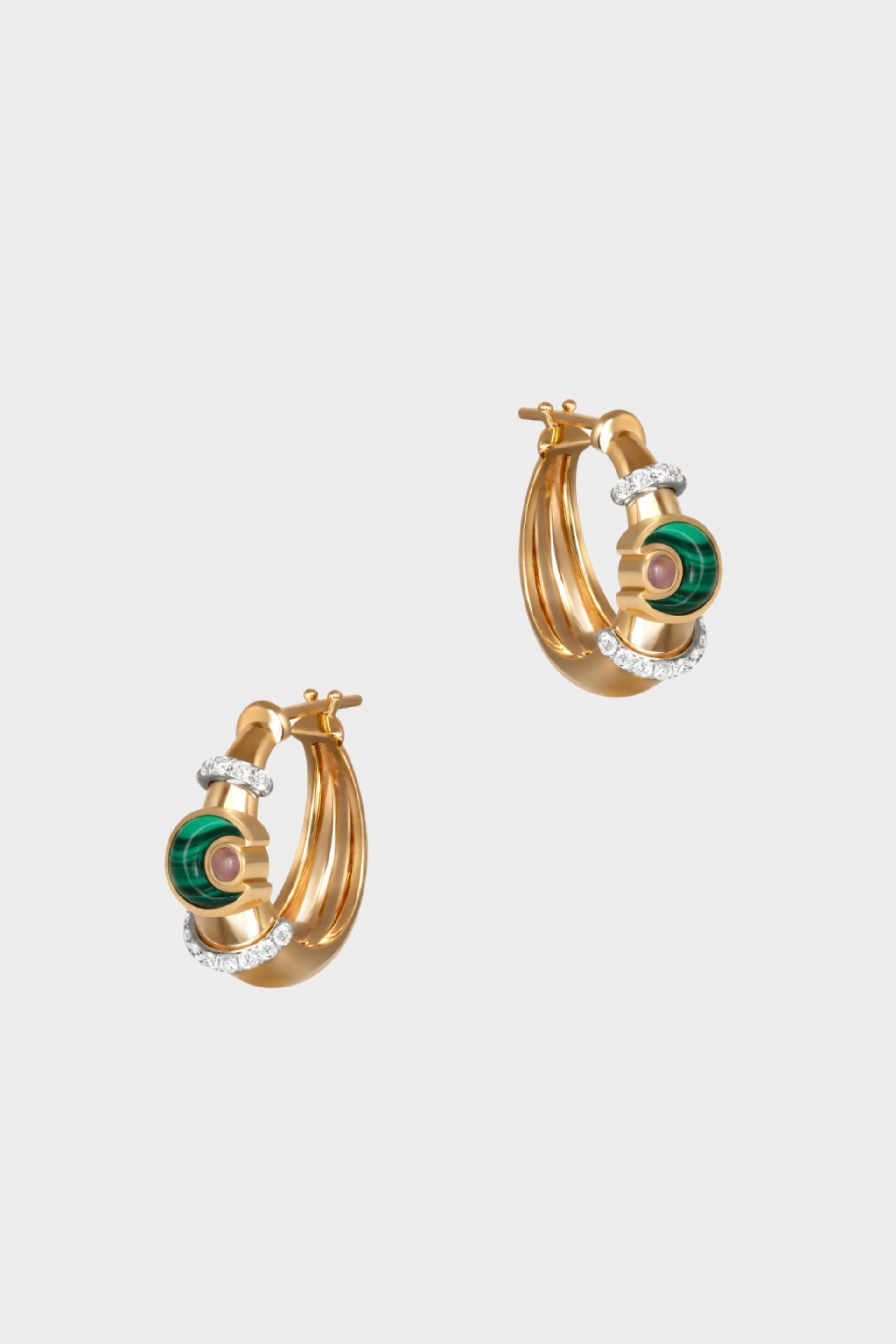 Buoy Circus Moon Earrings