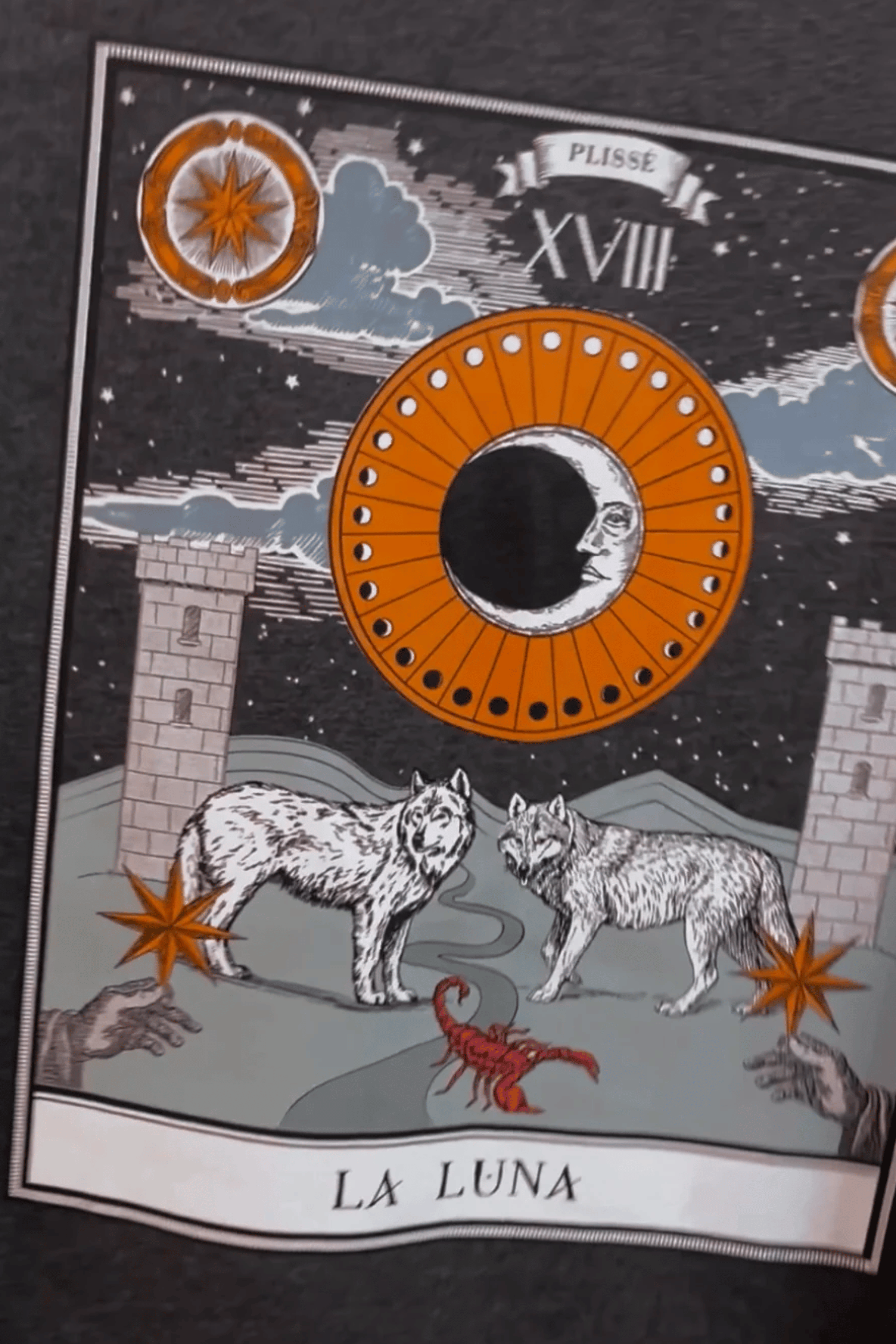 The Moon T-Shirt Gray