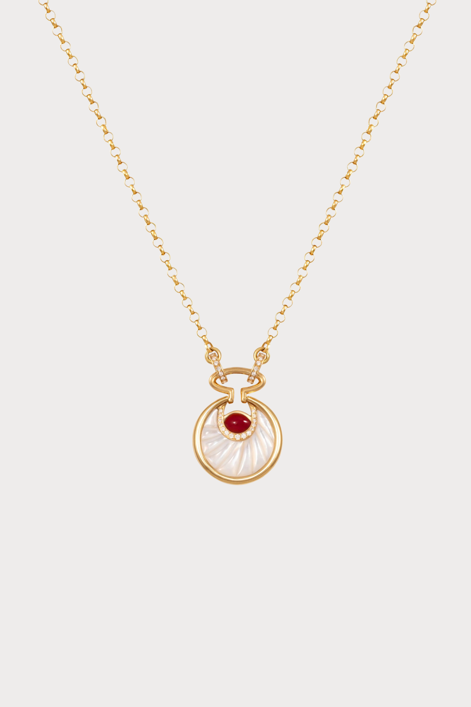 Small Circus Moon Necklace
