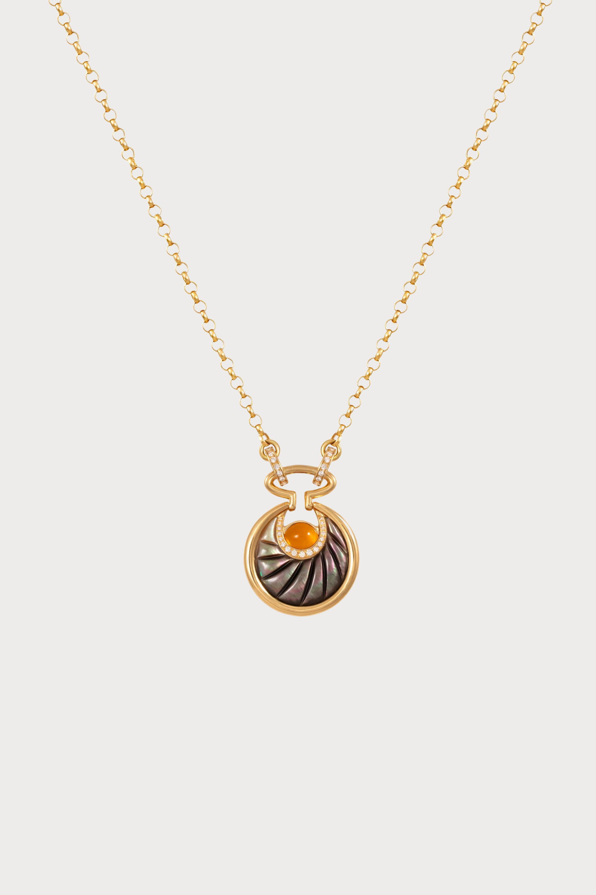 Small Circus Moon Necklace