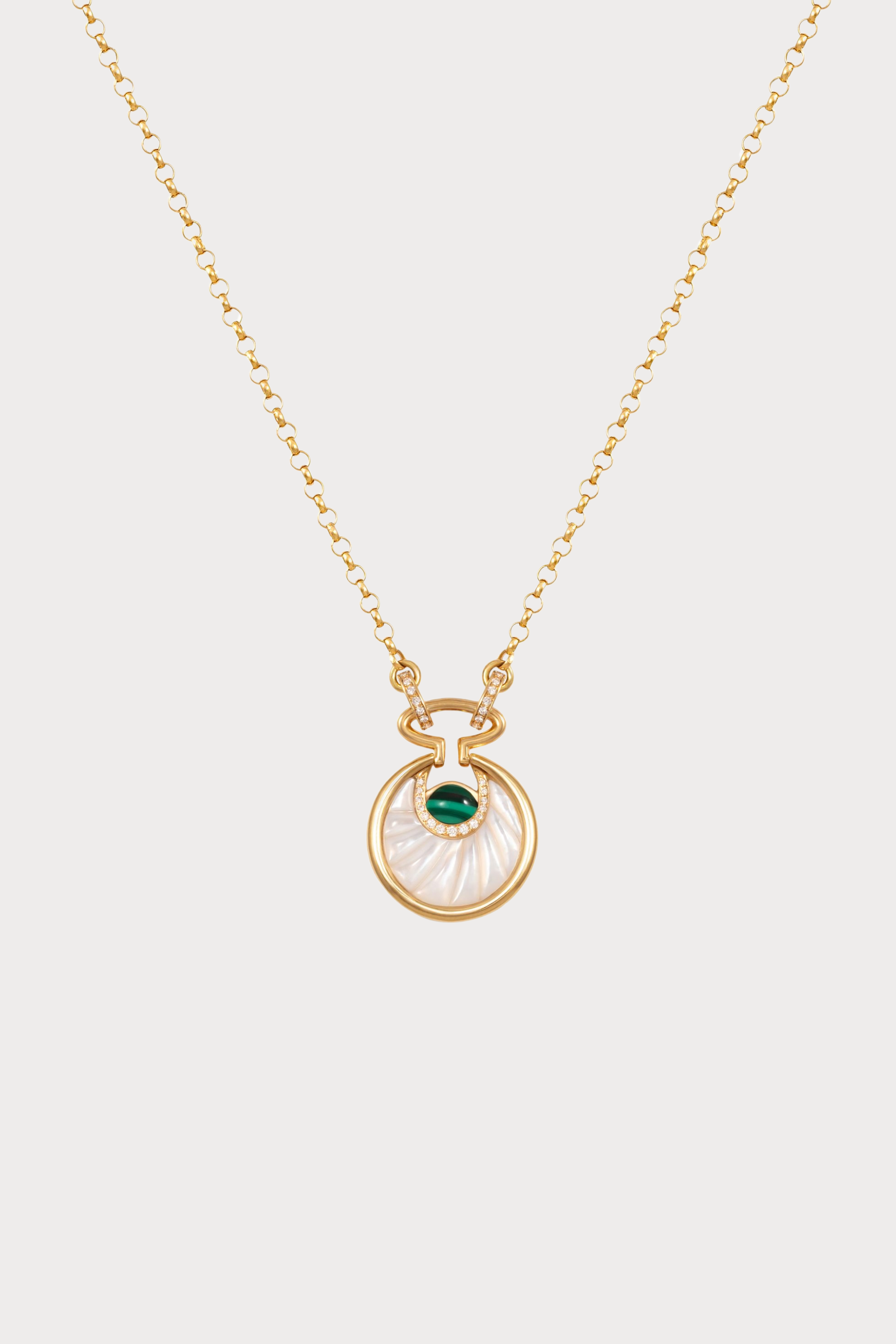 Small Circus Moon Necklace